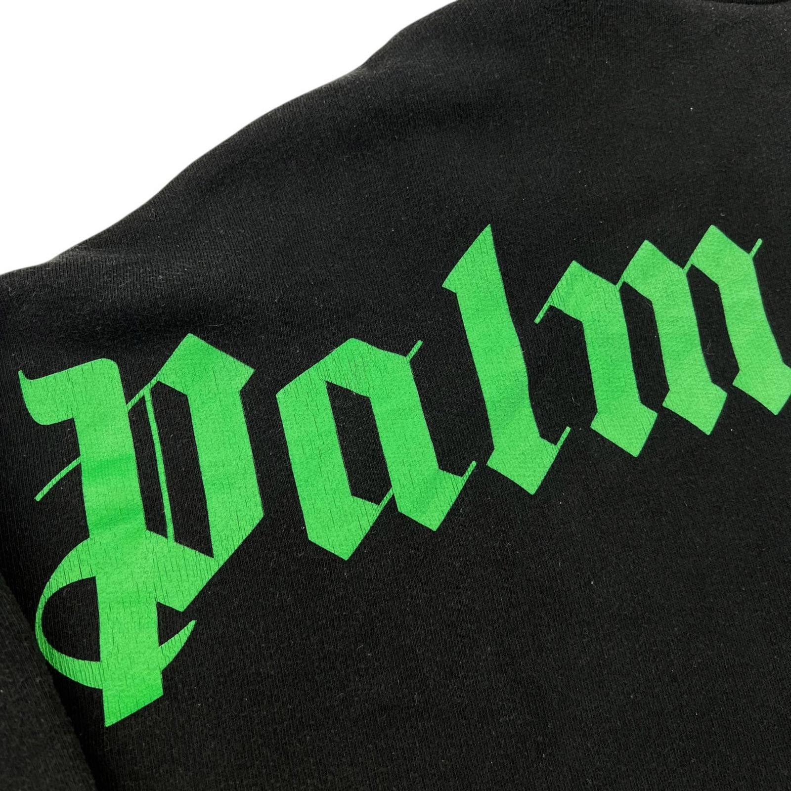 Palm Angels Palm Angels Green Spellout Hoodie Size US L / EU 52-54 / 3 - 5 Thumbnail