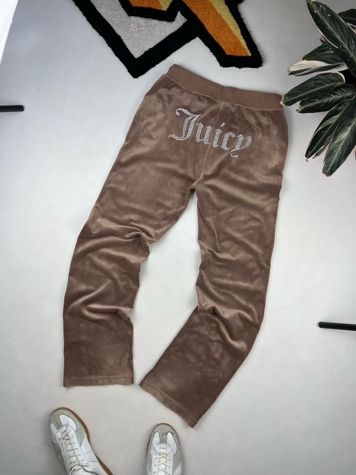 Juicy Couture × Vintage VINTAGE JUICY COUTURE VELOUR PANTS Size 28" / US 6 / IT 42 - 4 Thumbnail