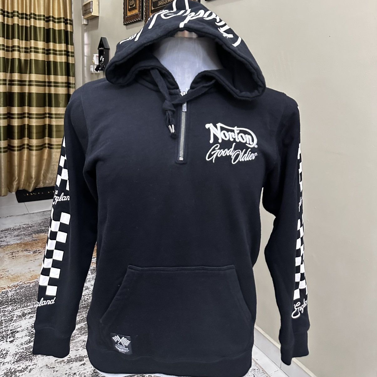Norton Vintage Norton Big Logo Hoodie Size US M / EU 48-50 / 2 - 1 Thumbnail