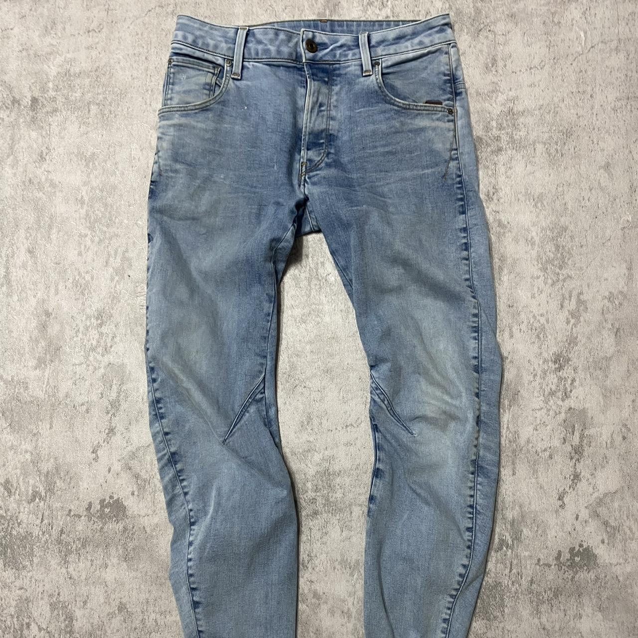 G-Star G-Star RAW Denim Jeans - blue & white #denim Size US 30 / EU 46 - 2 Thumbnail