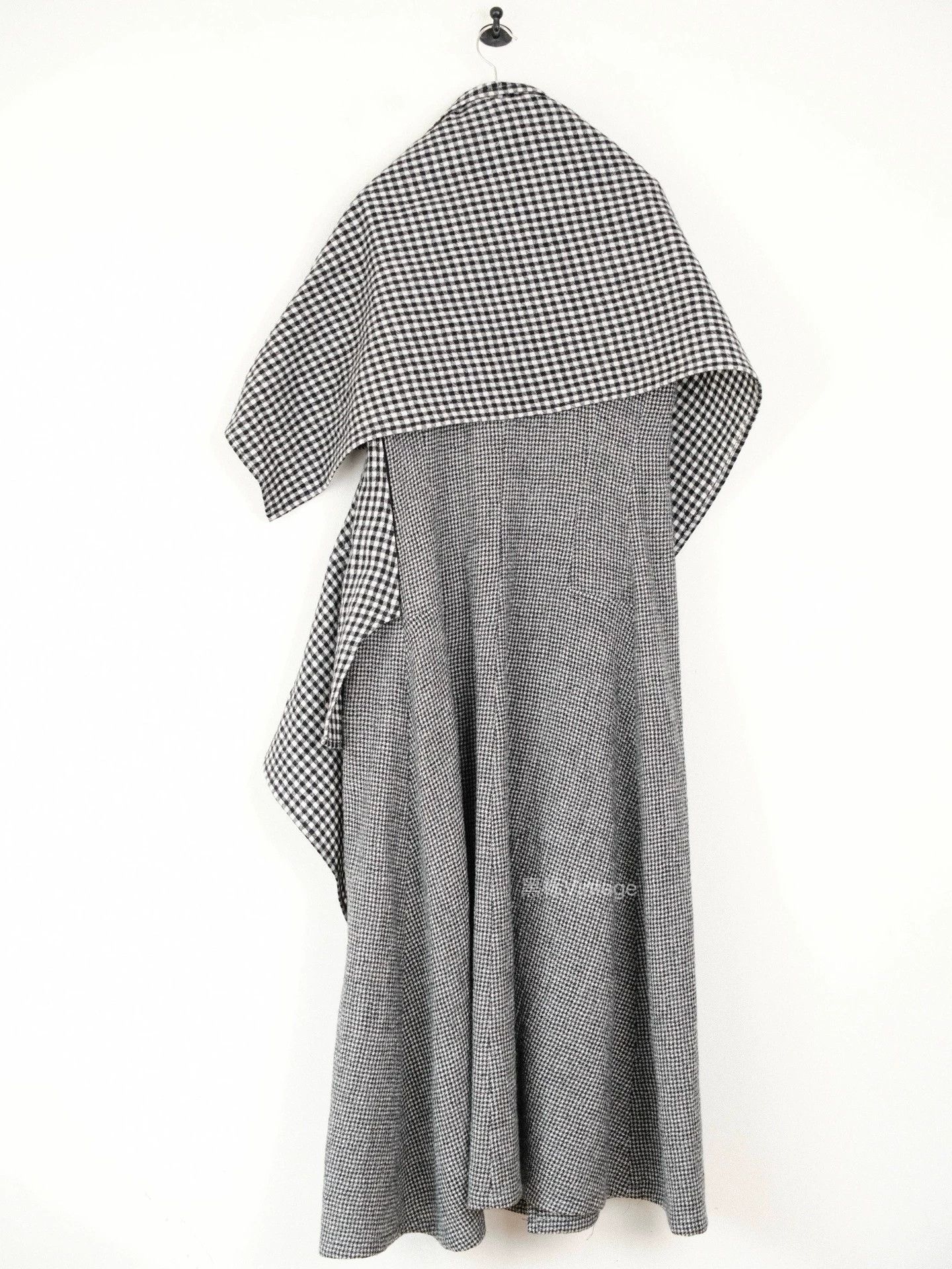 Yohji Yamamoto Yohji Yamamoto Vintage Decon Scarf Collar Dress Women's Size S / US 4 / IT 40 - 3 Thumbnail