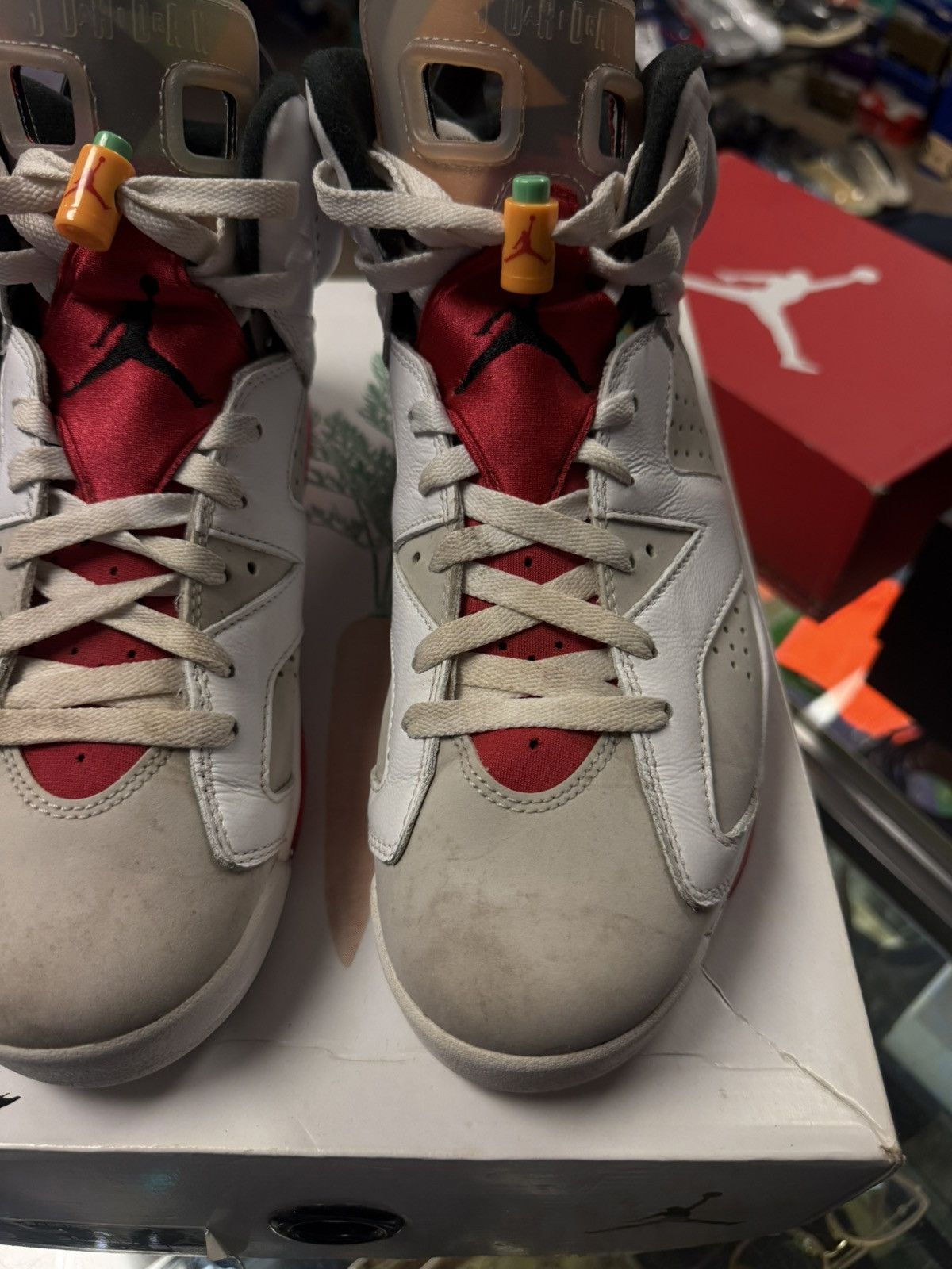 Jordan Brand × Nike Jordan 6 Hare Size 9 Pre Owned W Box Beaters Size US 9 / EU 42 - 5 Thumbnail