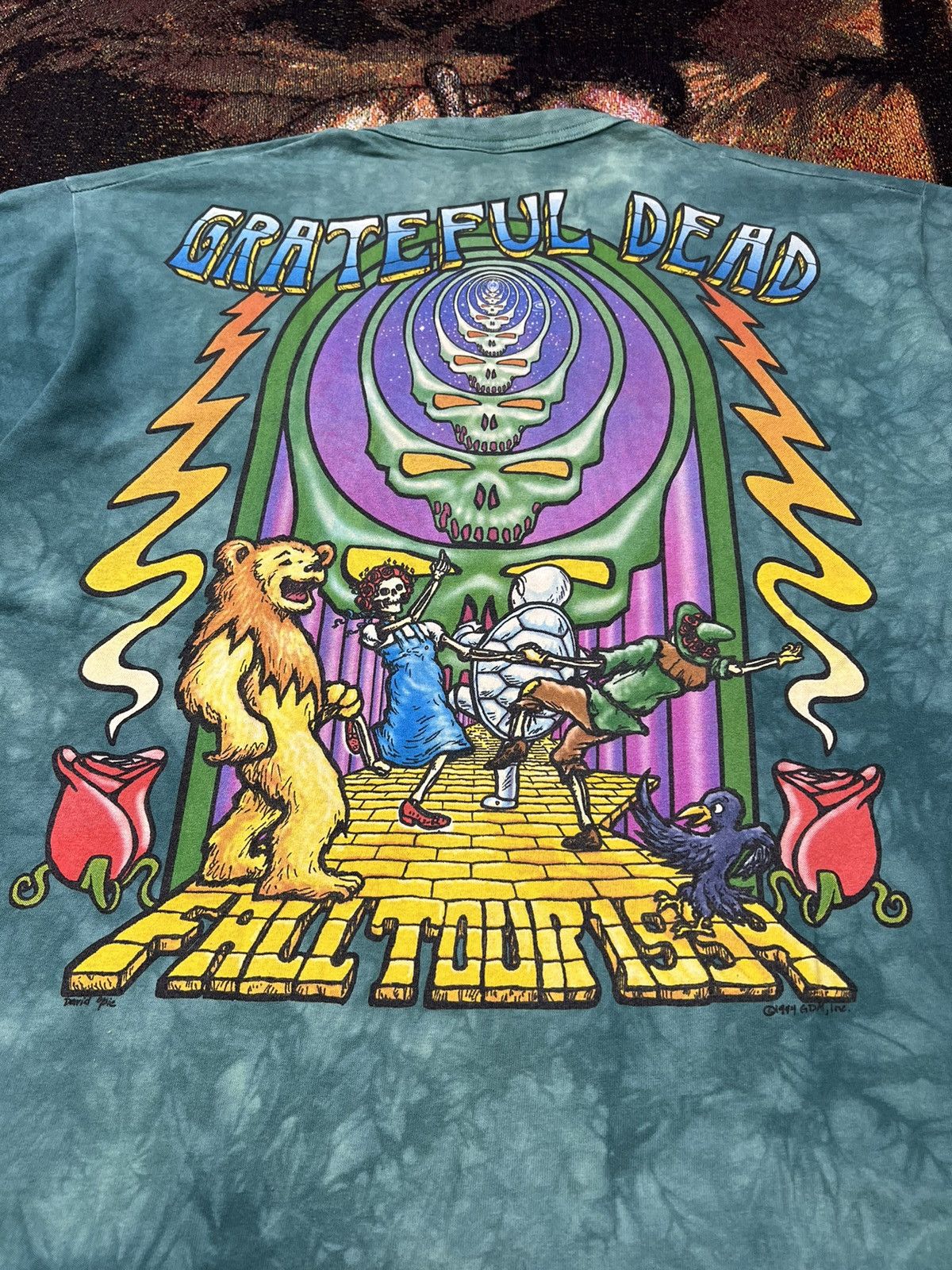 Band Tees Rare '94 Vintage Wizard of Oz Grateful Dead Tee Size US XL / EU 56 / 4 - 2 Thumbnail