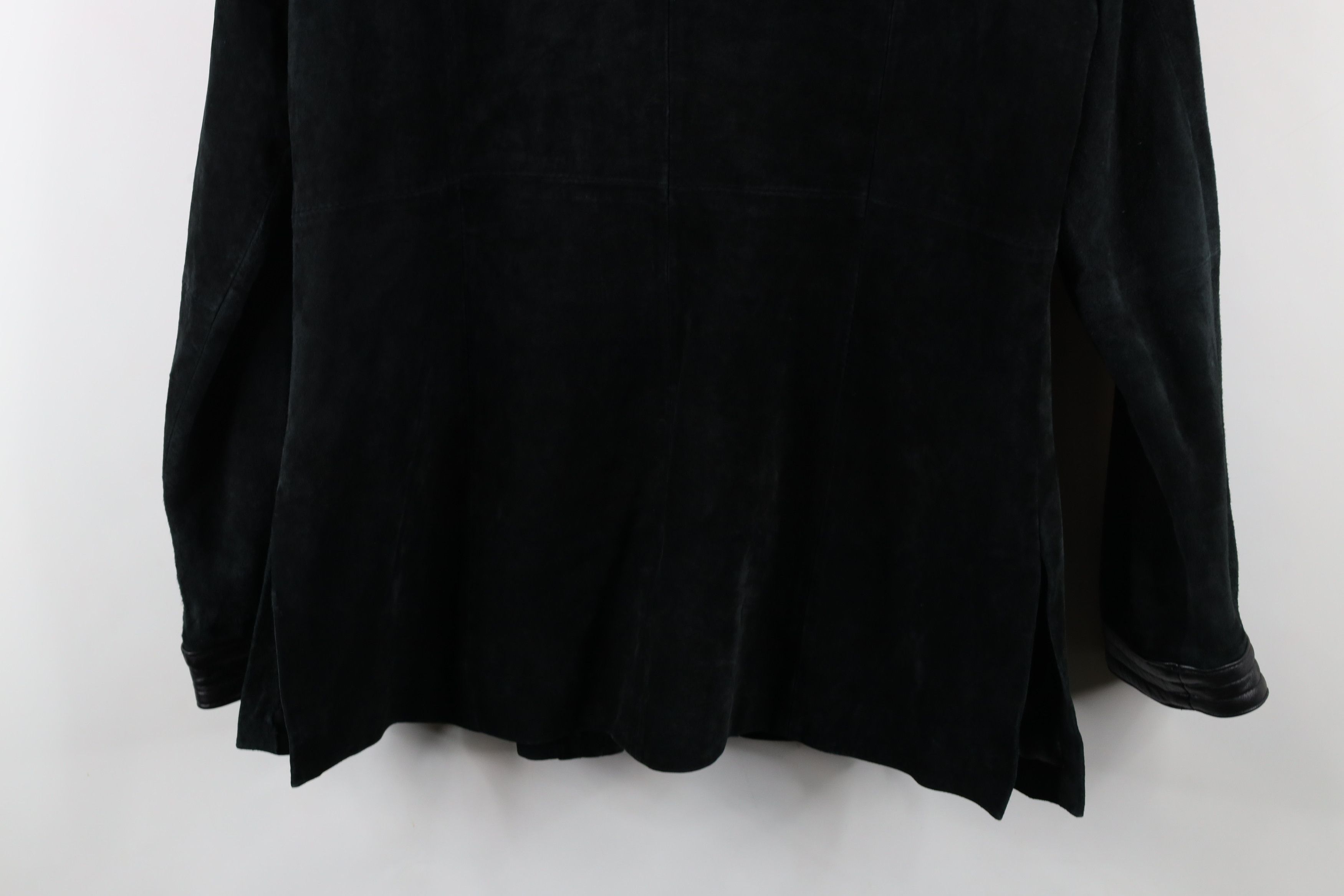 Vintage Vintage 90s Streetwear Goth Leather Tie Front Jacket Black Size M / US 6-8 / IT 42-44 - 11 Thumbnail