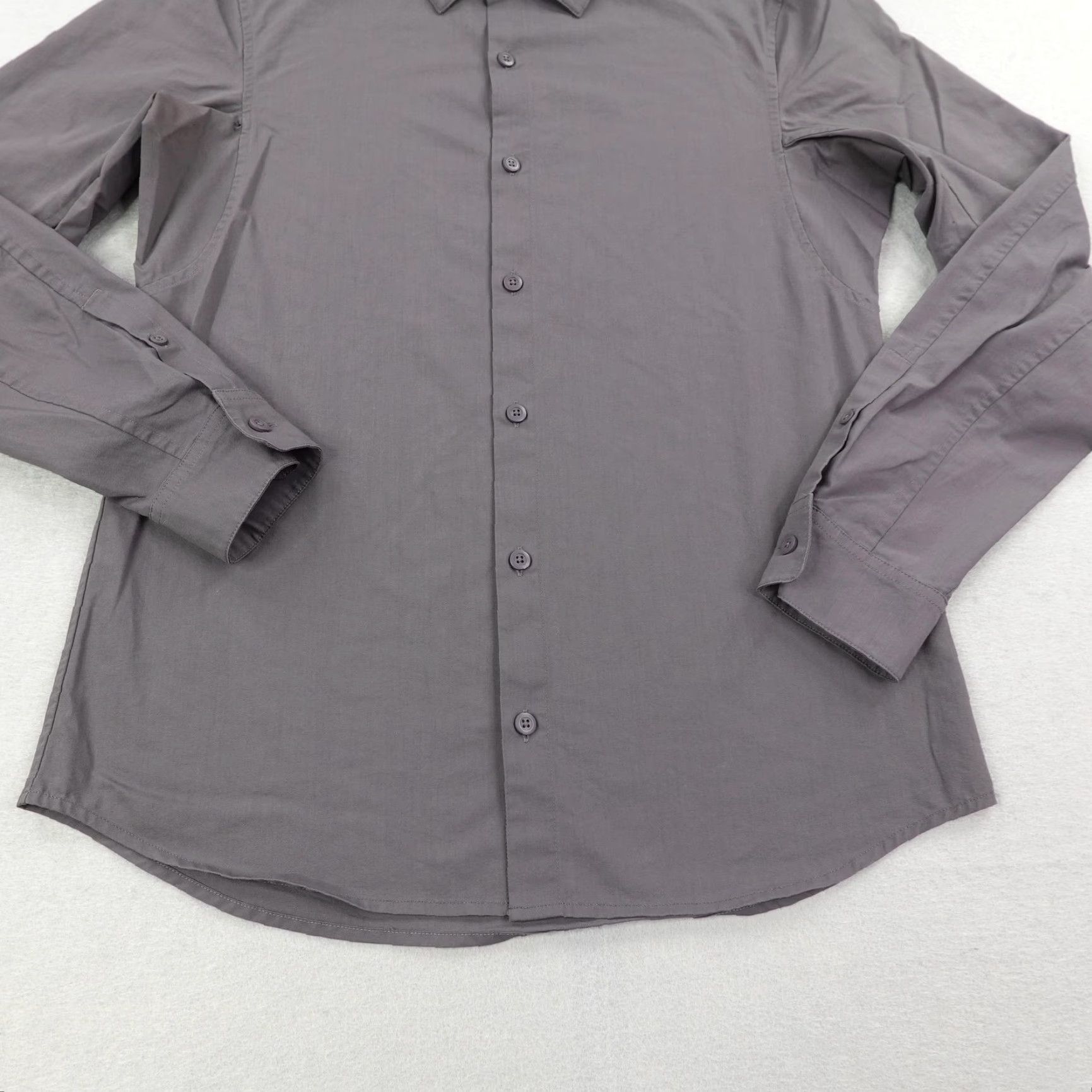 Lululemon Lululemon Men’s Shirt Medium Gray Performance Button Up Long Sleeve Casual Workwear Size US M / EU 48-50 / 2 - 3 Thumbnail