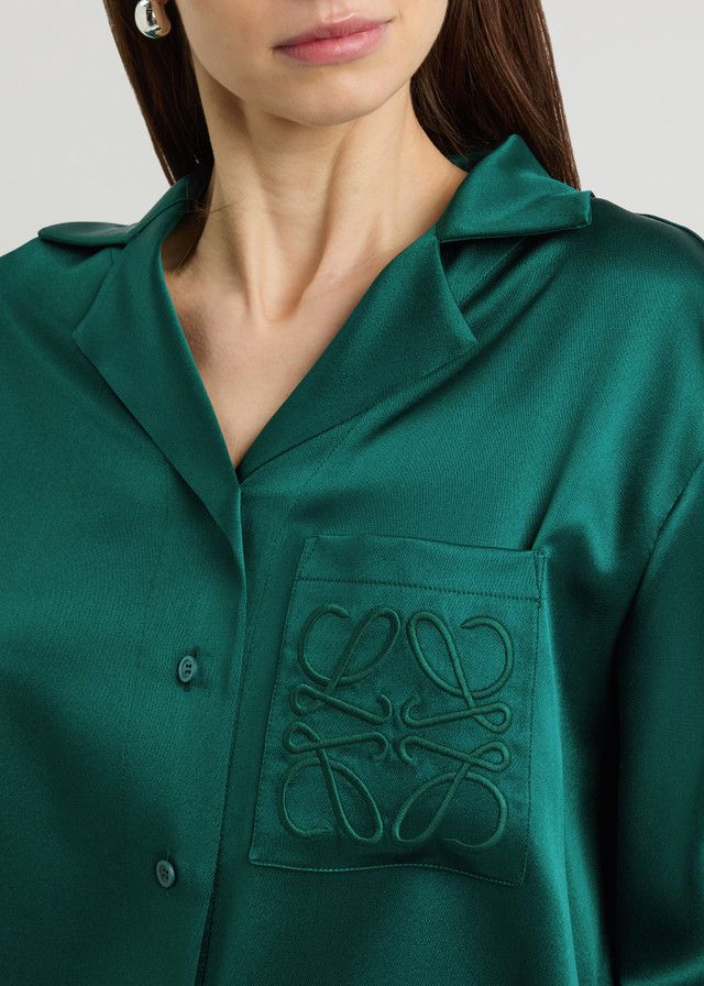 Loewe o1w1db10426 Blouses in Green Size S / US 4 / IT 40 - 5 Thumbnail