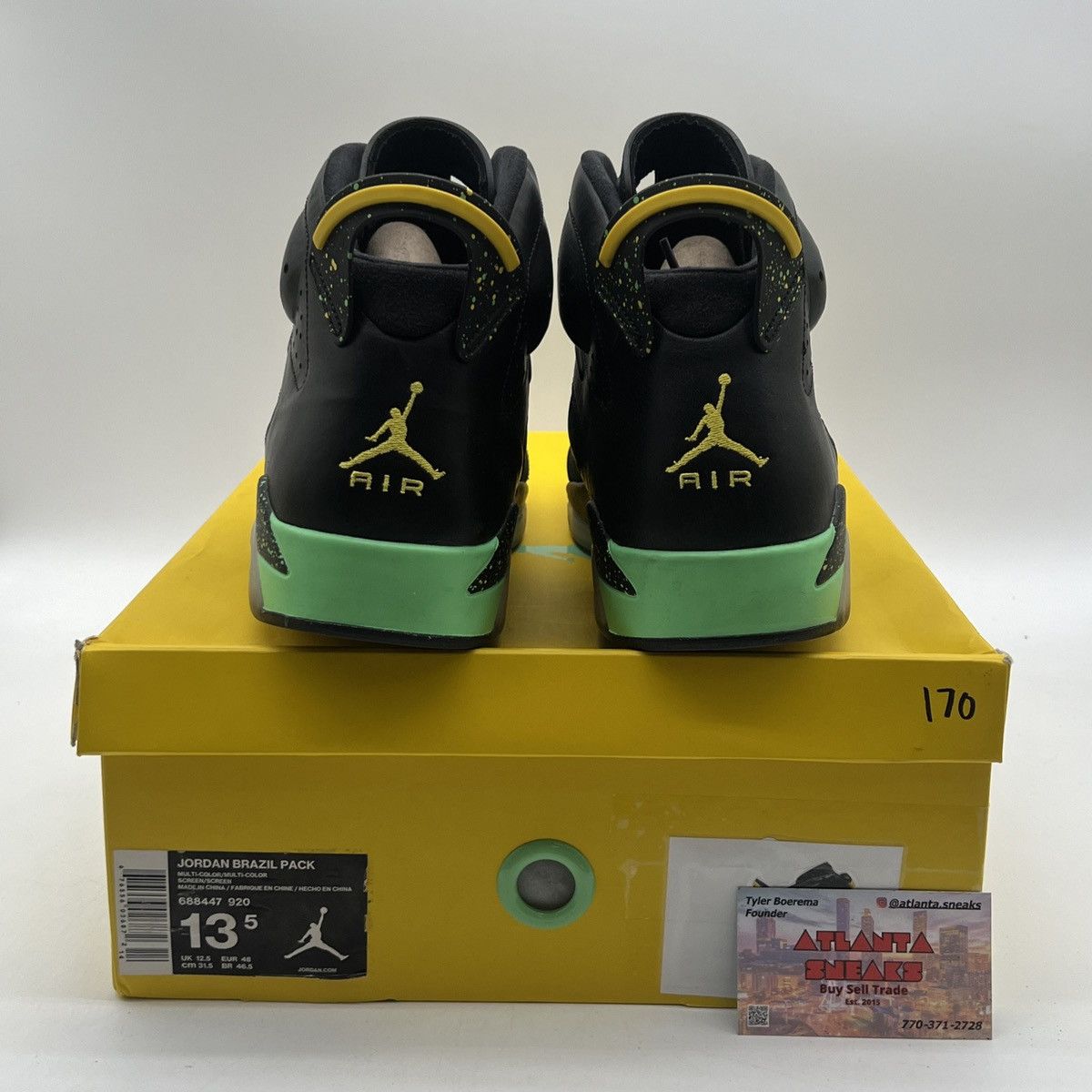 Jordan Brand Air Jordan 6 Brazil pack Size US 13 / EU 46 - 3 Thumbnail
