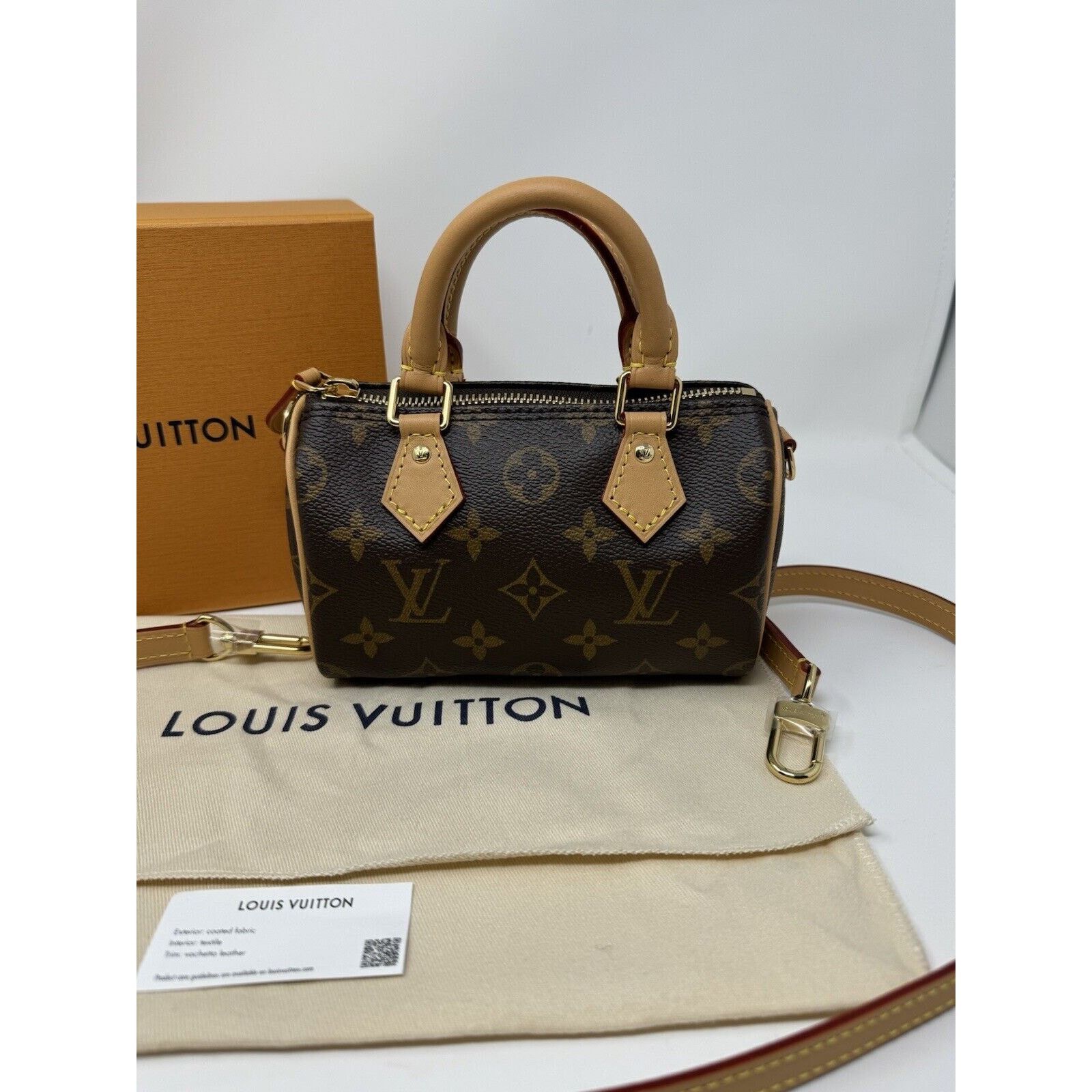Louis Vuitton NWT Louis Vuitton Nano Speedy Monogram Size ONE SIZE - 3 Thumbnail