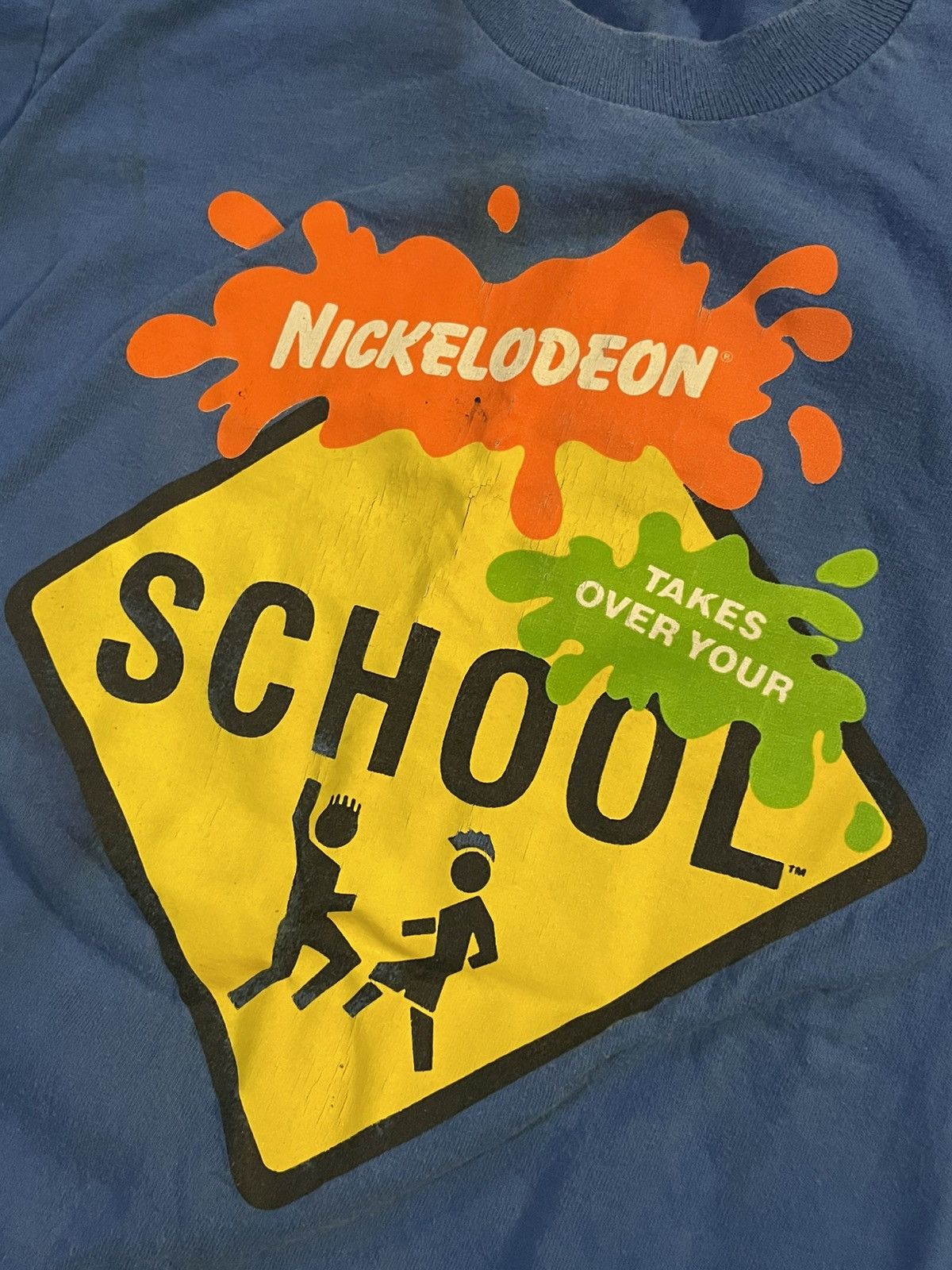 Nickelodeon Vintage 1991 Nickelodeon Takes Over Your School Graphic Tee Size US S / EU 44-46 / 1 - 4 Thumbnail