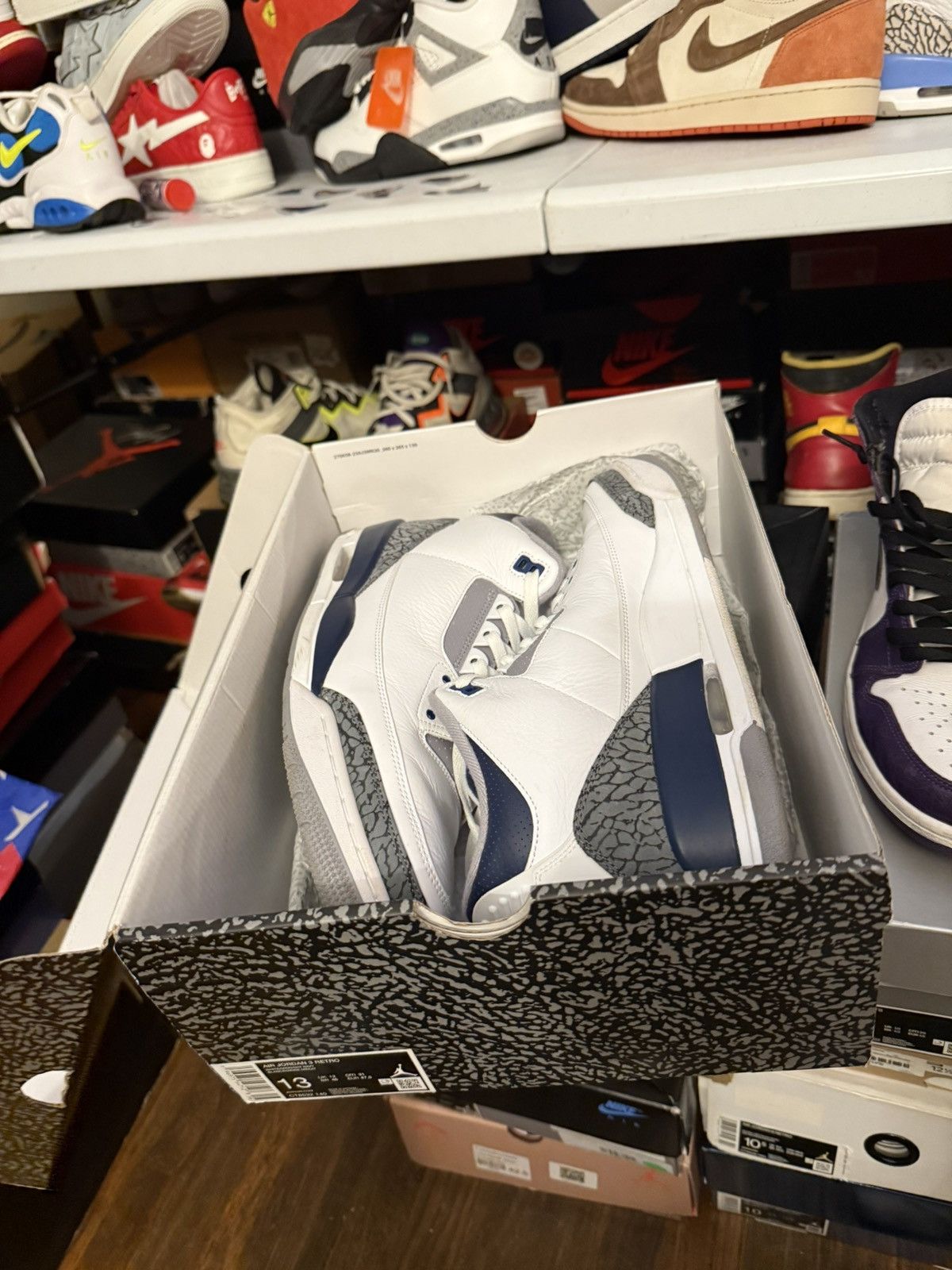 Jordan Brand Jordan retro 3 navy size 13 Size US 13 / EU 46 - 8 Thumbnail