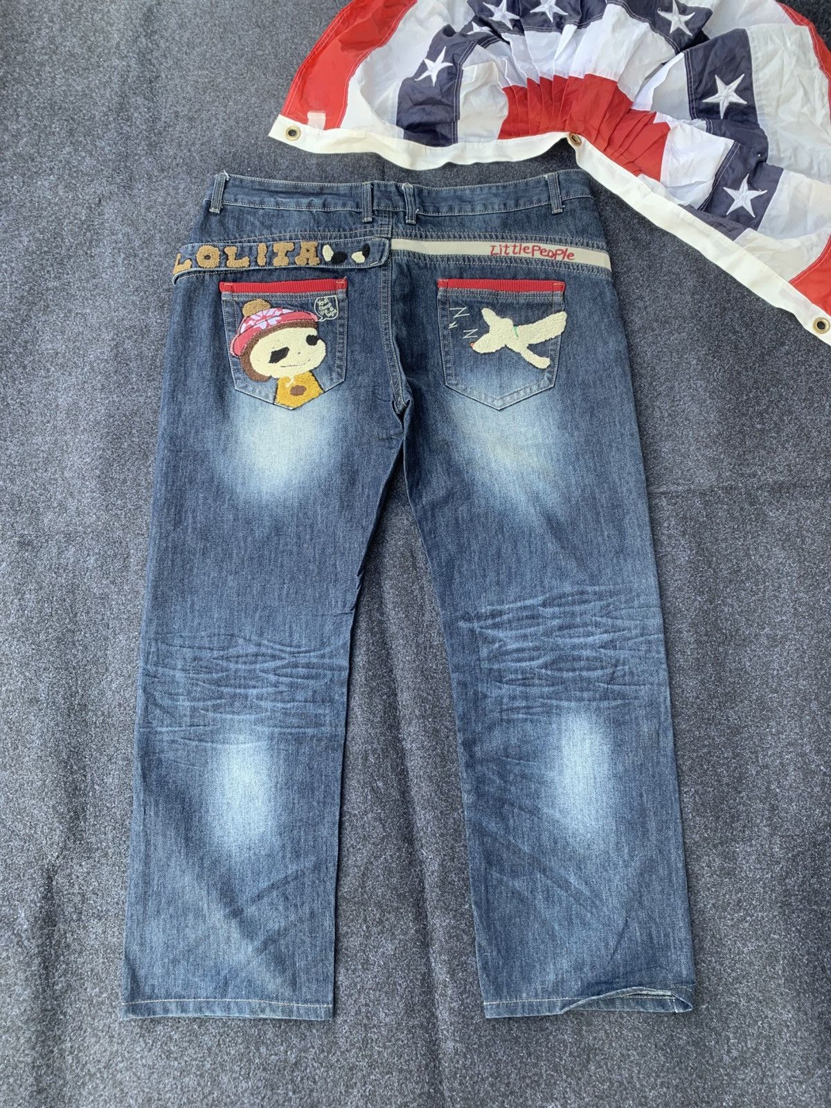Beauty Beast Baggy Lolita jeans. Size US 40 / EU 56 - 1 Thumbnail