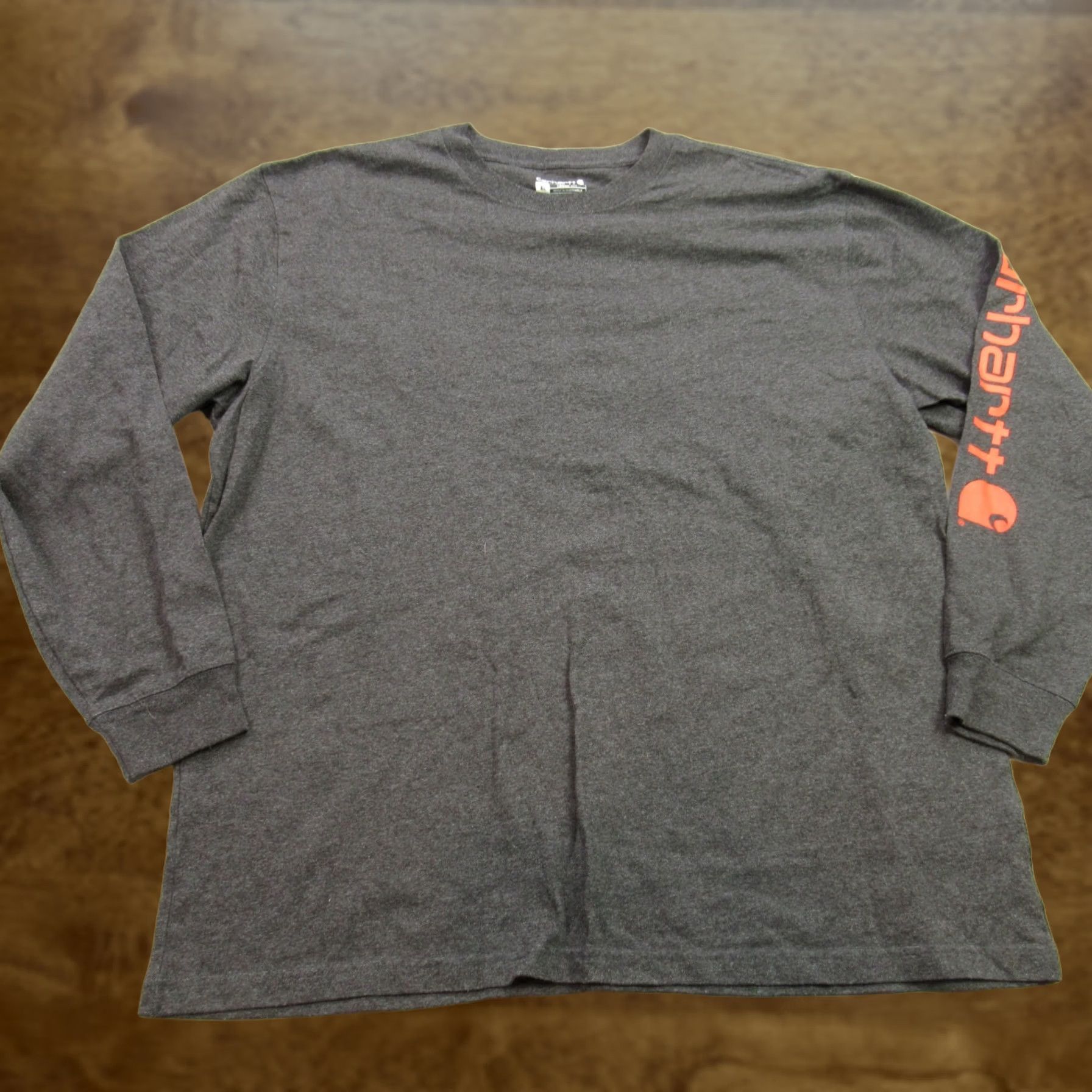 Carhartt Carhartt Shirt Mens XL Long Sleeve Crew Neck Lightweight Casual Gray Loose Size US XL / EU 56 / 4 - 1 Thumbnail