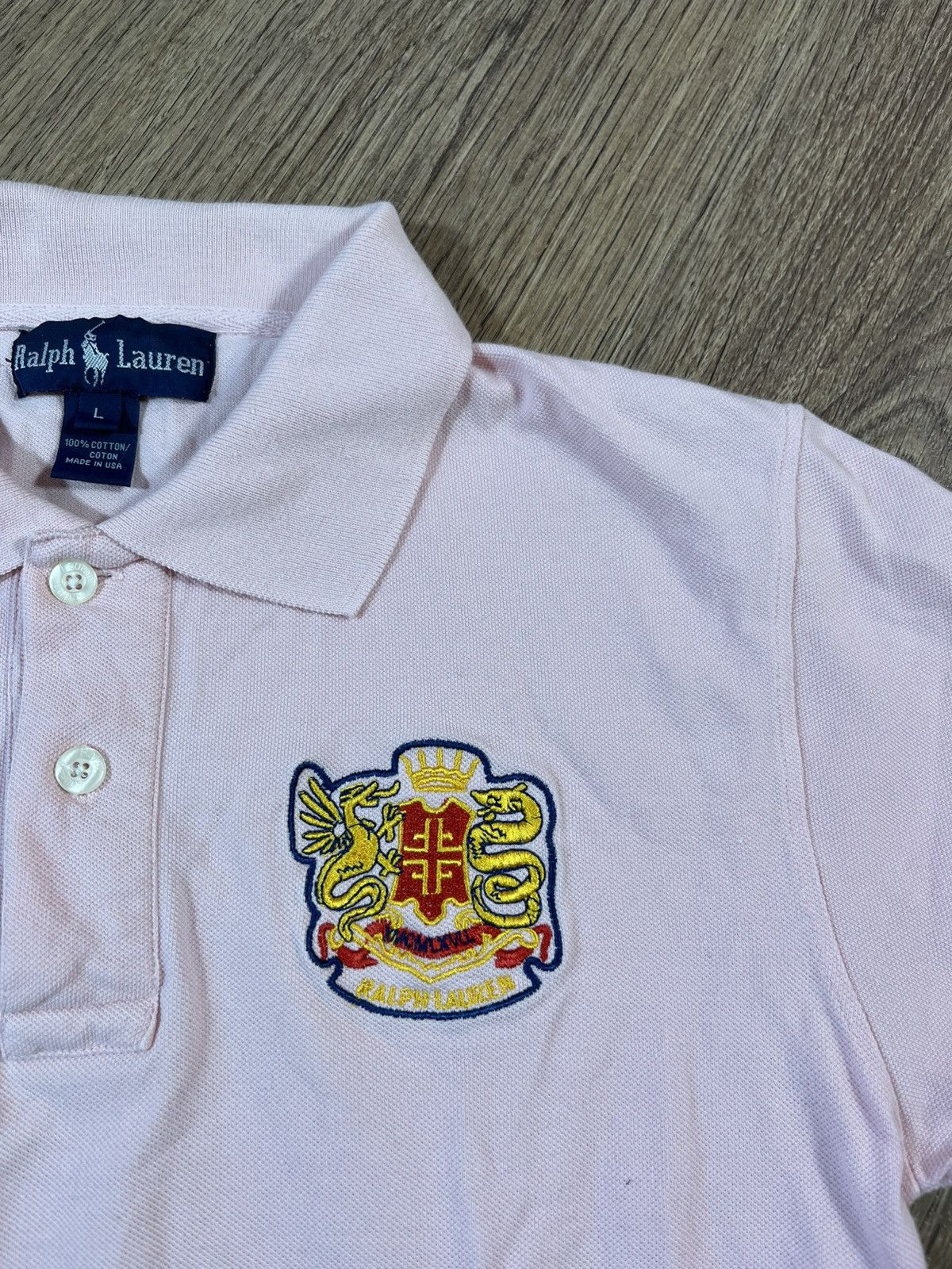 Polo Ralph Lauren Polo Ralph Lauren Polo Shirt Vintage Size US M / EU 48-50 / 2 - 2 Thumbnail