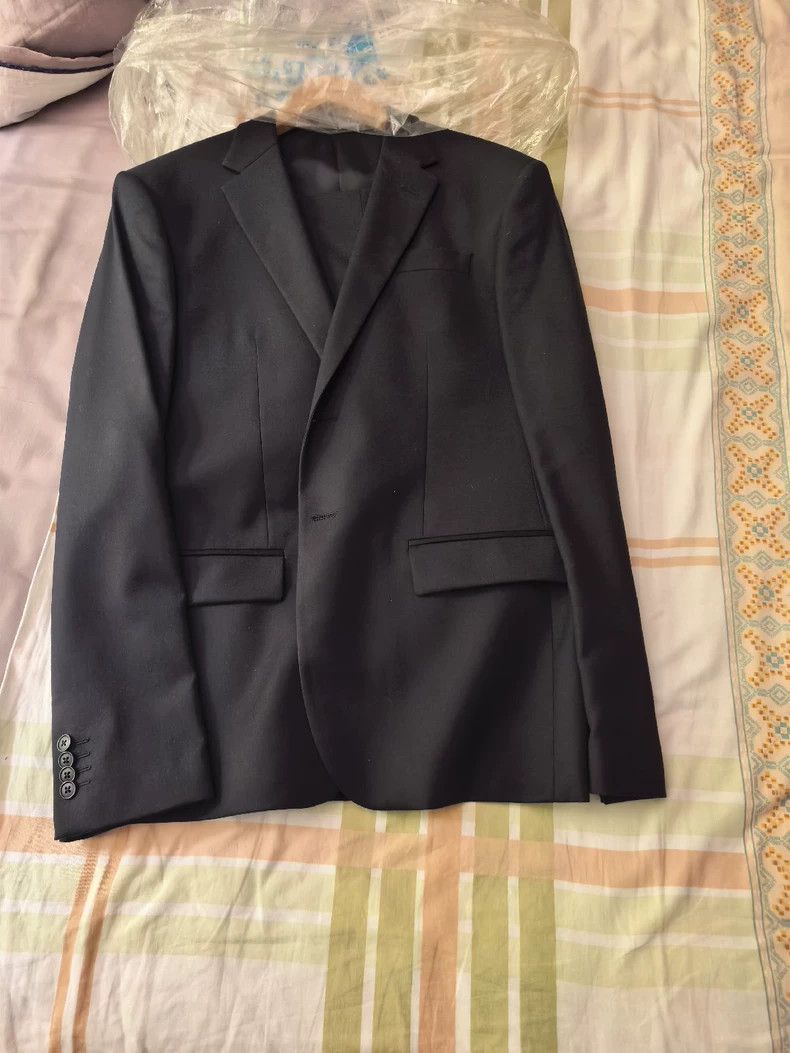 Jil Sander Black Leather Casual Blazer Jacket -dmc Size US L / EU 52-54 / 3 - 1 Thumbnail