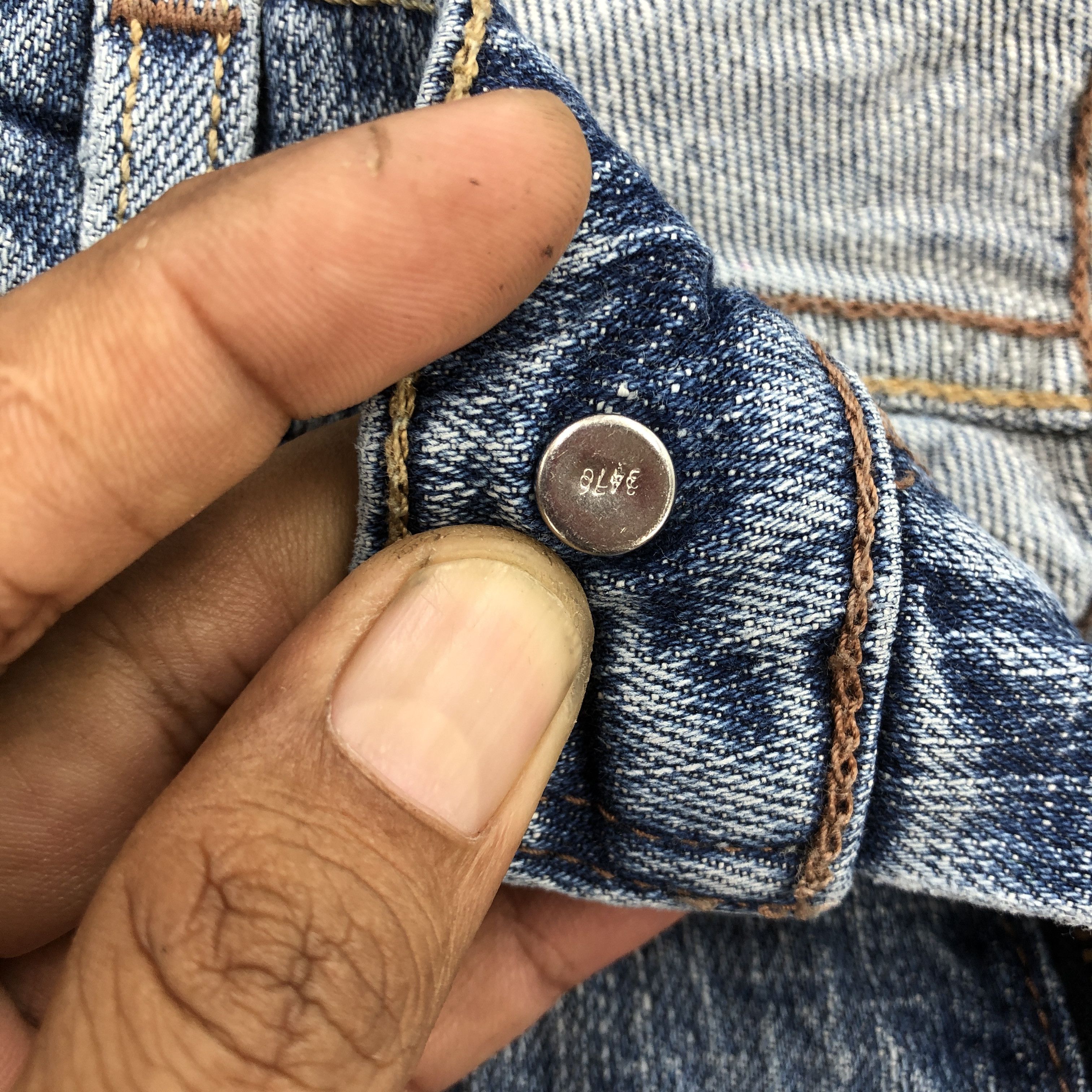 If Six Was Nine × Levi's × Vintage 90s Levis Bell Bottom Jeans Flare Wide Leg Boot Cut Denim Size 27" / US 4 / IT 40 - 9 Thumbnail