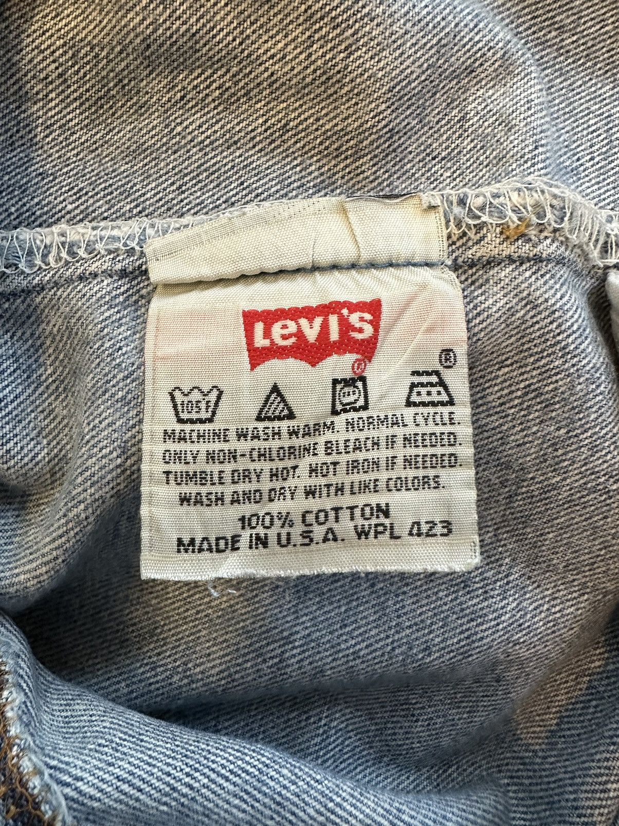 DENIM TEARS × Levi's DENIM TEARS X LEVIS DISTRESSED JEANS RARE POP UP EDITION Size US 32 / EU 48 - 6 Thumbnail