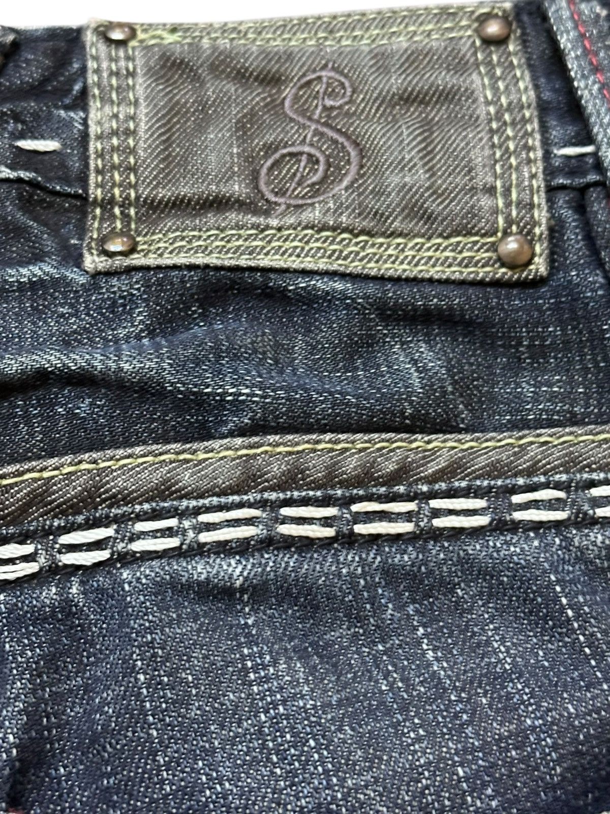 Kapital Vintage Sabi 09 Whiskers Avant Garde Style Jeans Size US 27 - 9 Thumbnail
