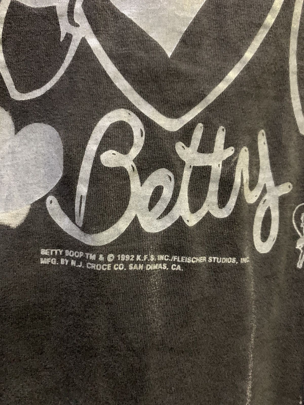 Vintage Vintage 90’s BETTY BOOP “Love” Betty Boop ™️&©️1992 K.F.S inc Size US L / EU 52-54 / 3 - 5 Thumbnail