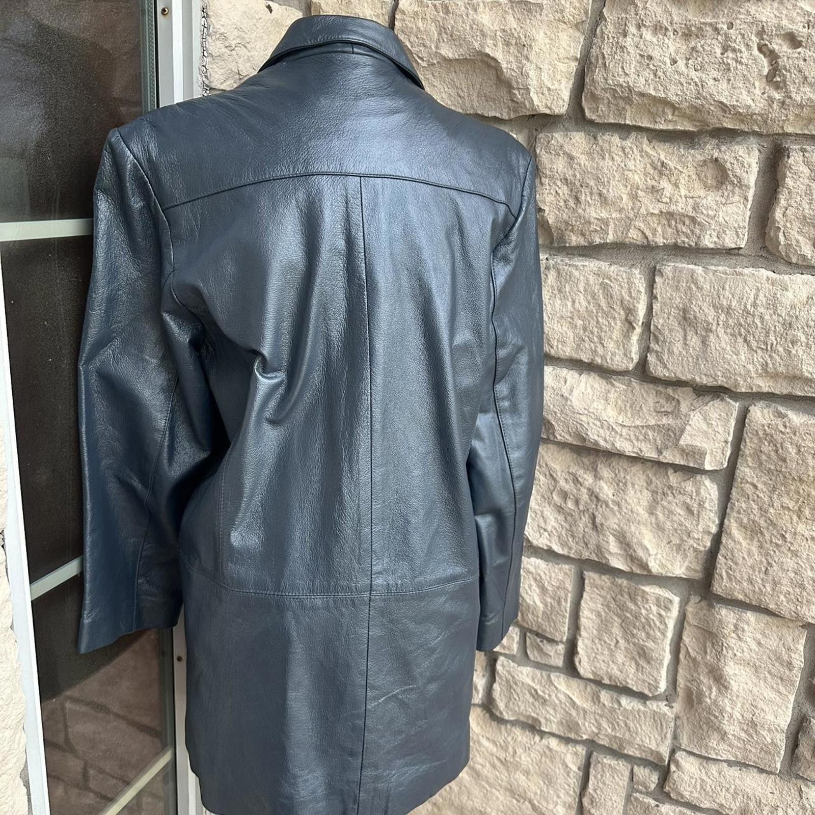 Other Vintage leather jacket small Size S / US 4 / IT 40 - 2 Thumbnail