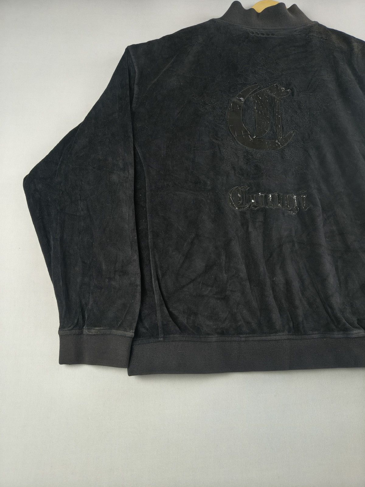 Coogi Coogi Velour Zip Up Jacket Big Logo Y2K (049) Size US L / EU 52-54 / 3 - 4 Thumbnail
