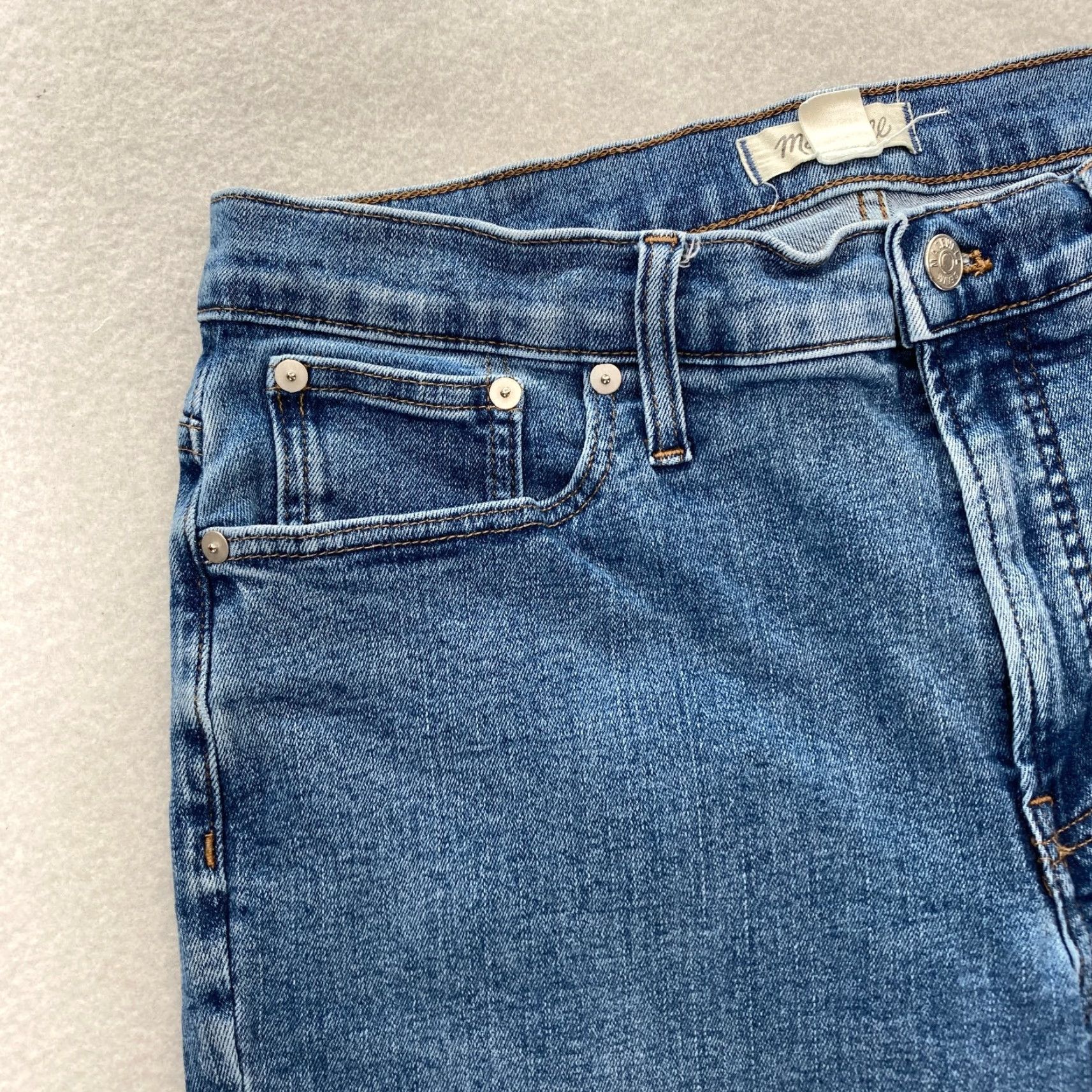 Madewell Madewell The Perfect Vintage Jean Women's 30 Blue Stretch Denim Slim Tapered Jeans Model: Madewell The Perfect Vintage Jean Size 24" / US 00 / IT 34 - 3 Thumbnail