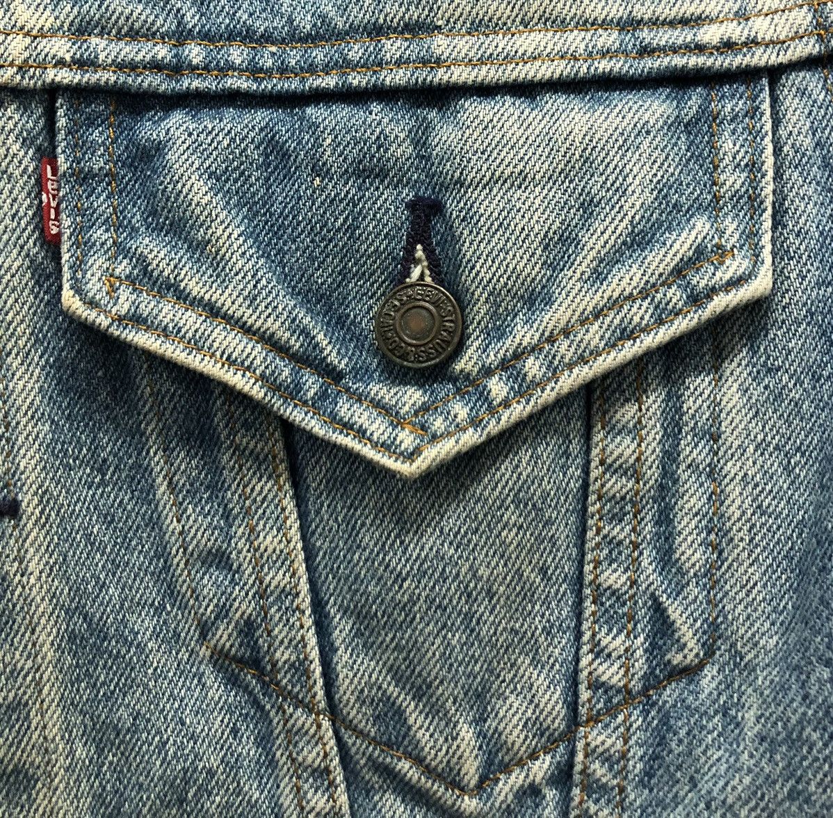 Levi's Vintage Levi Strauss & Co Made In Usa Denim Jacket Size US M / EU 48-50 / 2 - 5 Thumbnail