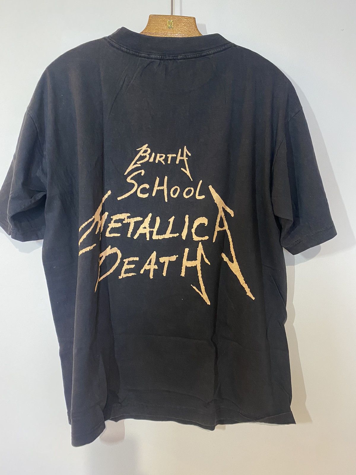 Band Tees Metallica vintage 90s birth school death shirt Size US XL / EU 56 / 4 - 5 Thumbnail