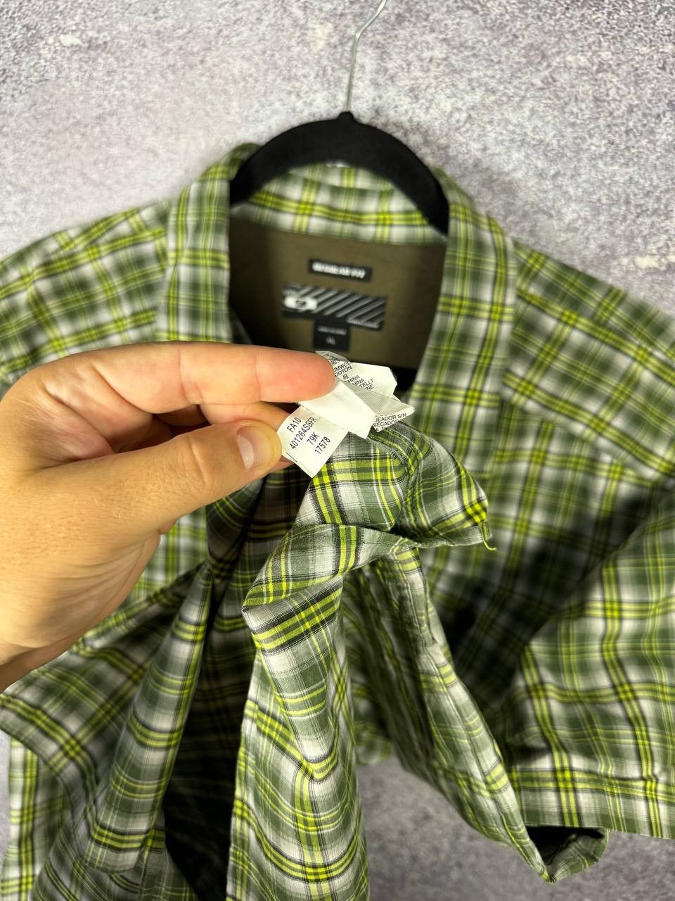 Oakley Vintage Oakley Plaid Check Green Shirt Button XL Size Size US XL / EU 56 / 4 - 11 Thumbnail