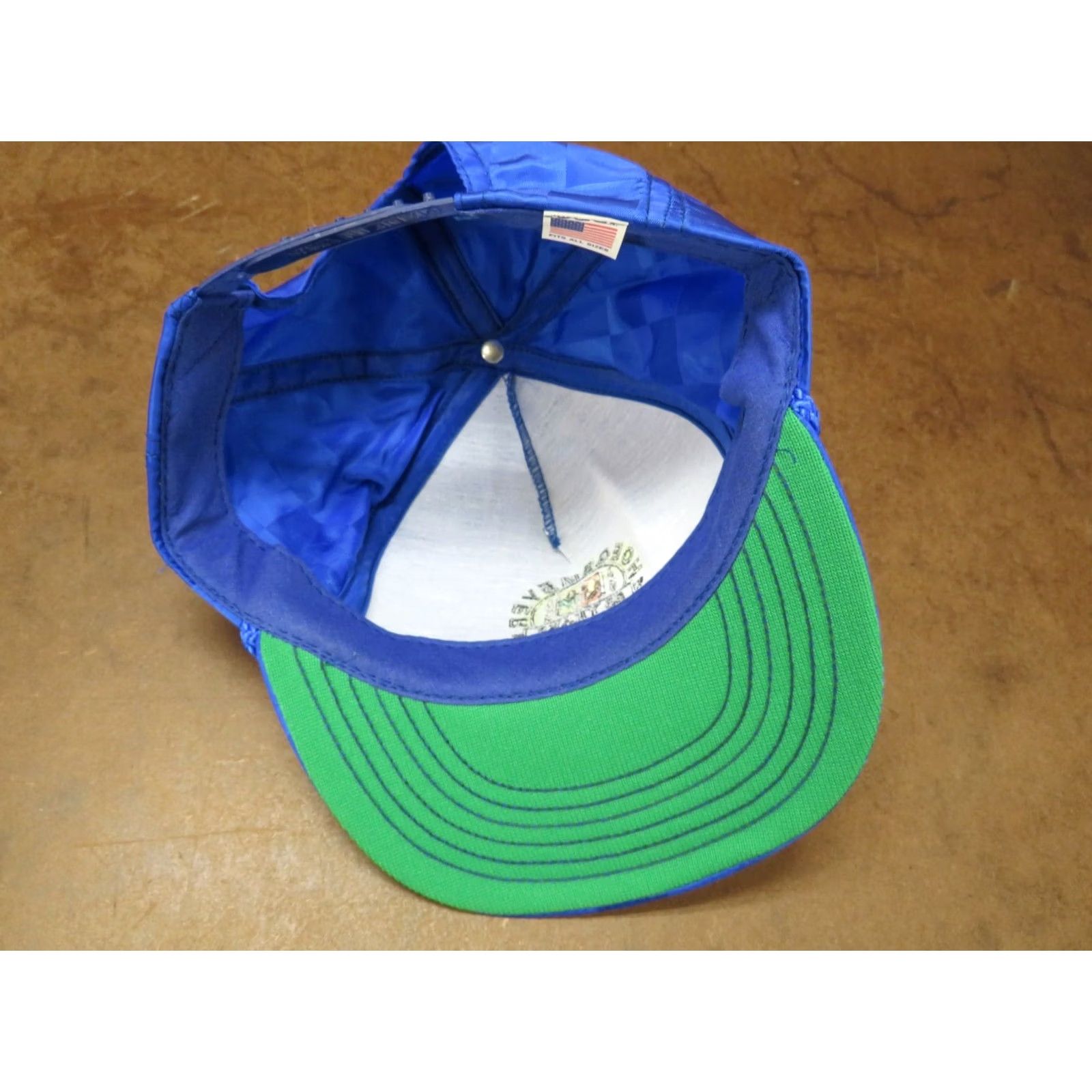 Vintage HaT Adjustable VTG Hoegemeyer years blue Hybrids seed dealer Snapback Farm Trucker Size ONE SIZE - 6 Thumbnail