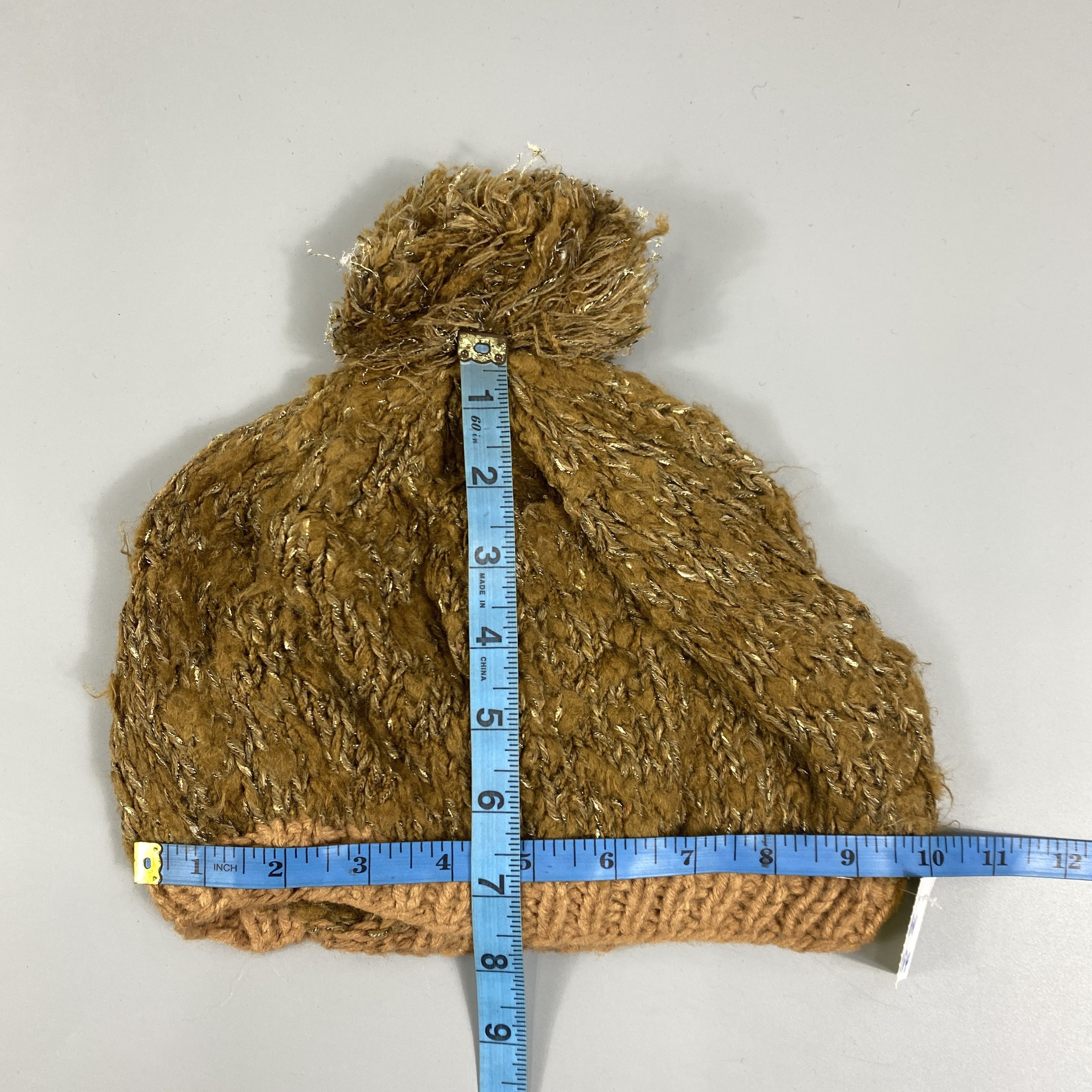 Japanese Brand Knitted Beanie Hats With Pom Pom -BN1054 Size ONE SIZE - 5 Thumbnail