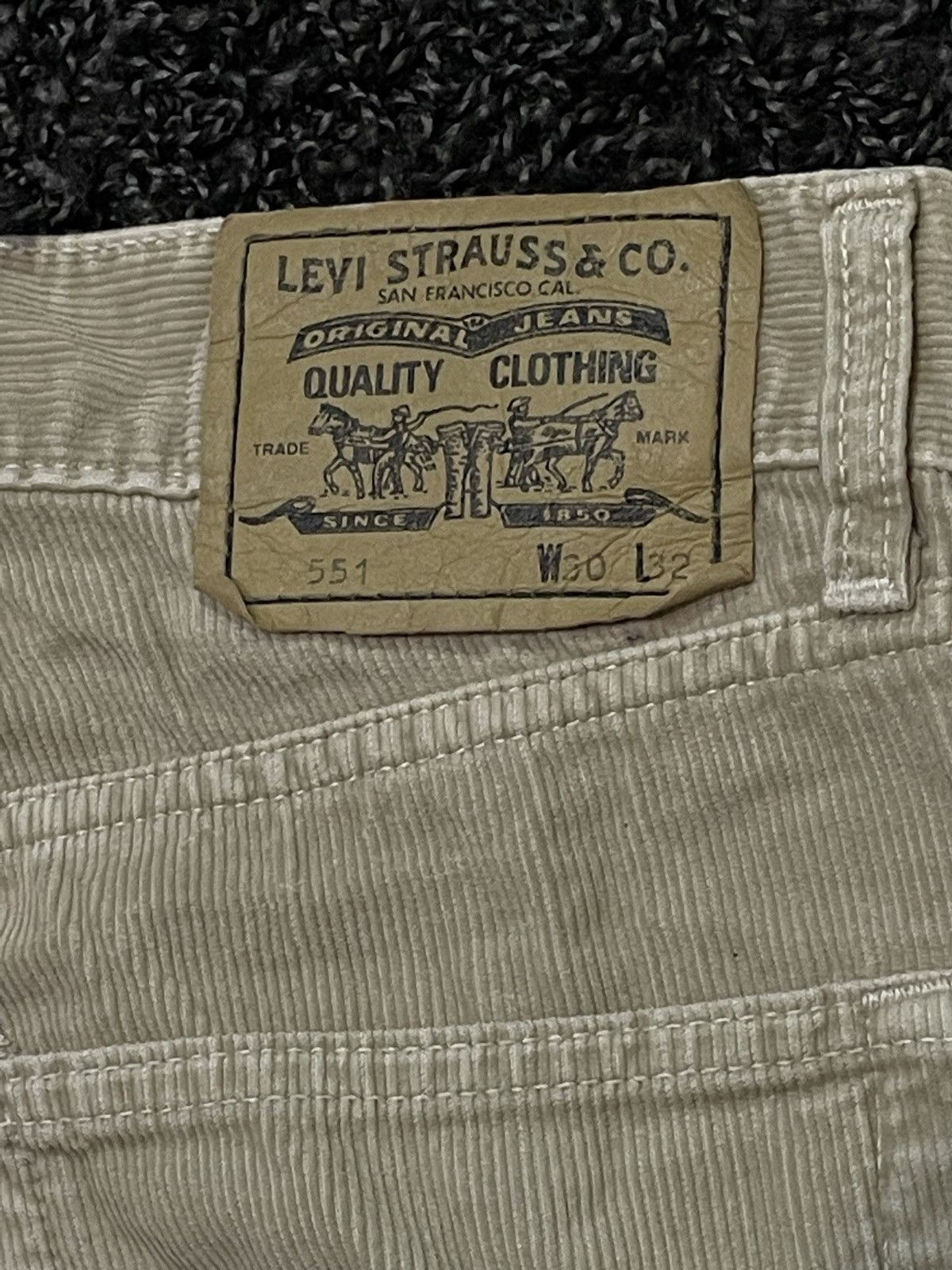 Levi's Vintage 1997 Levi’s 551 Flared Rare Jeans Pants Y2K Size US 30 / EU 46 - 4 Thumbnail