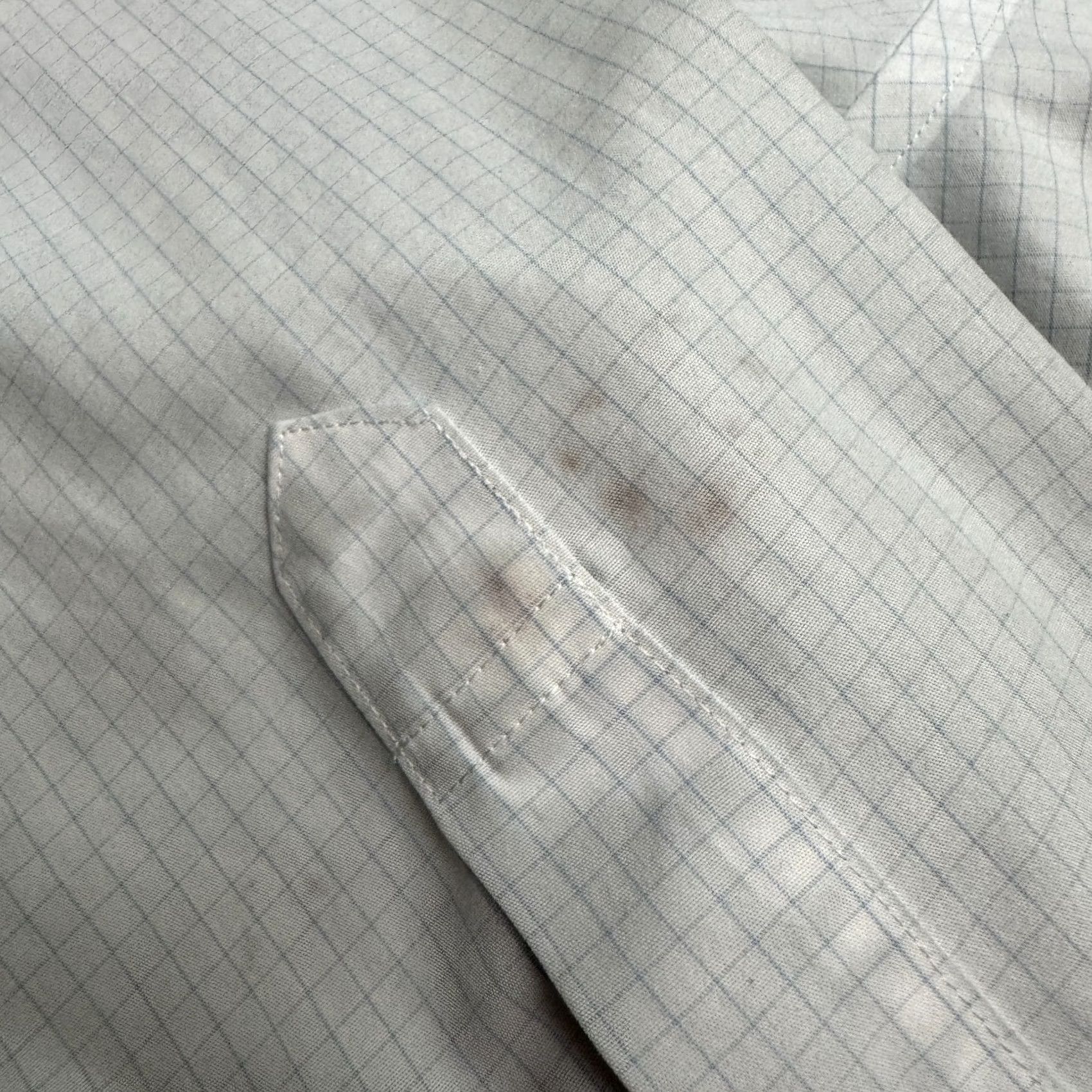Brooks Brothers Brooks Brothers Dress Shirt Mens 16.5/36 Blue White Check Cotton Non-Iron Regular Size 46R - 3 Thumbnail