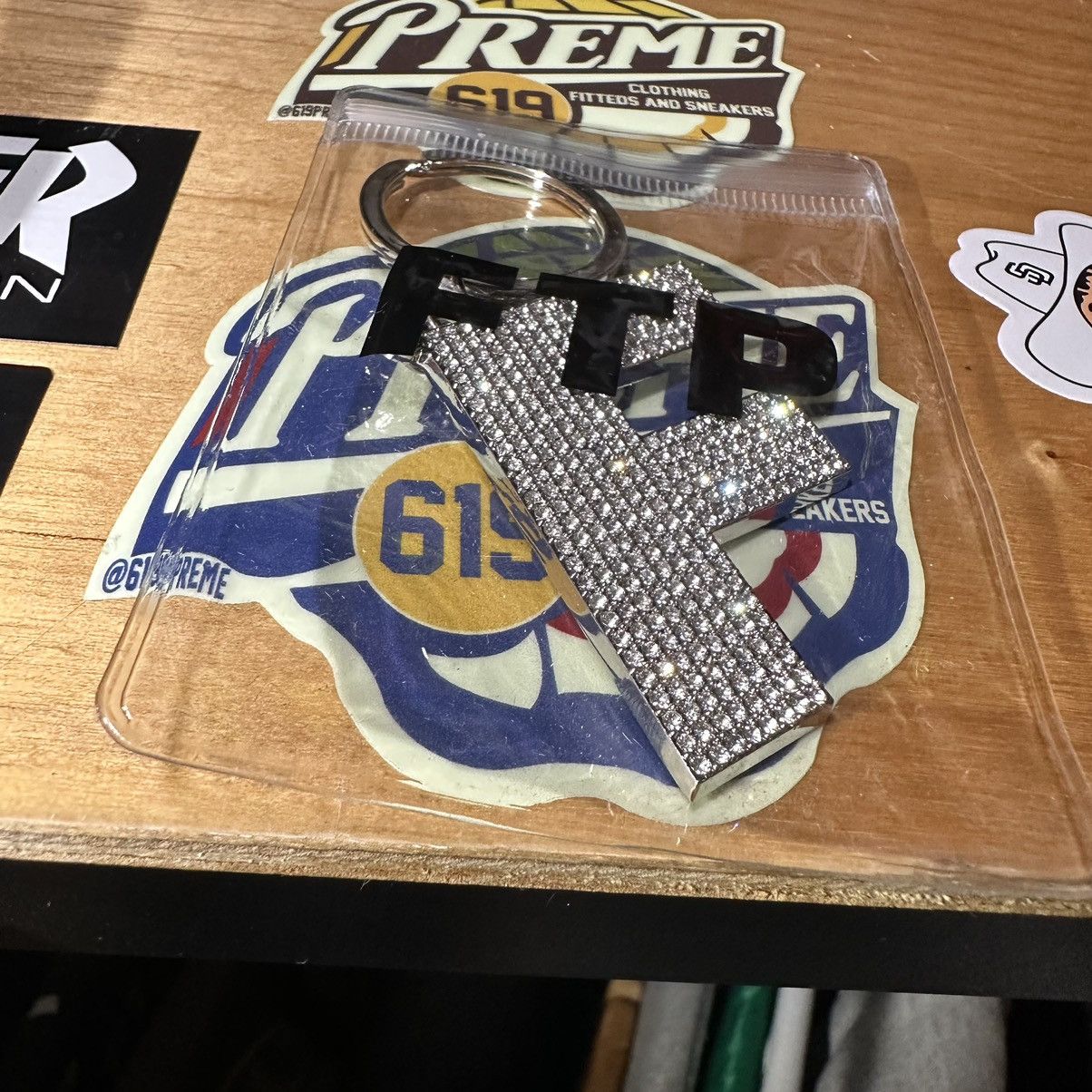 Fuck The Population FTP BLING F LOGO KEYCHAIN Size ONE SIZE - 4 Thumbnail