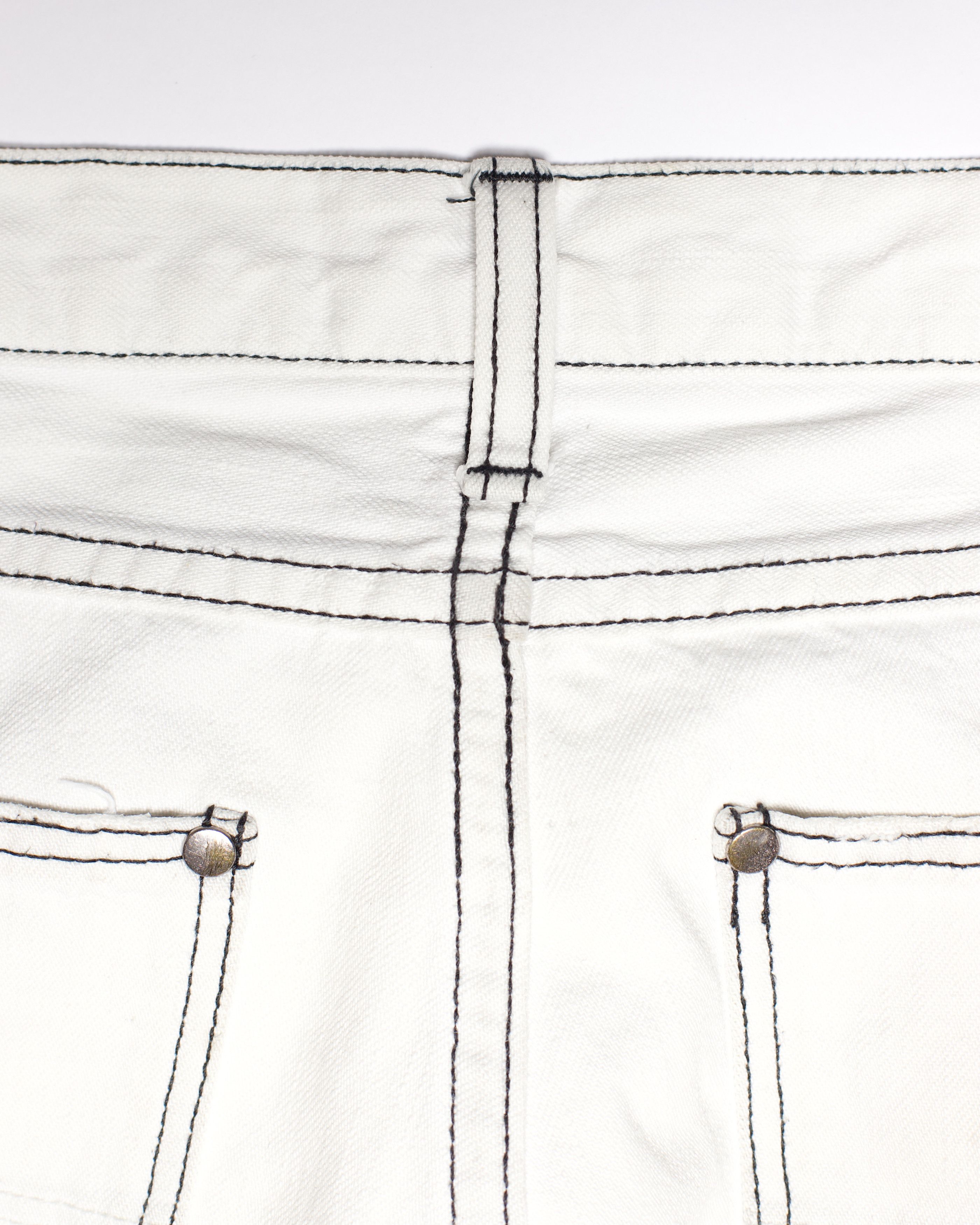 Number (N)ine Number (N)ine Spring-Summer 2002 Distressed Denim Size US 31 - 4 Thumbnail