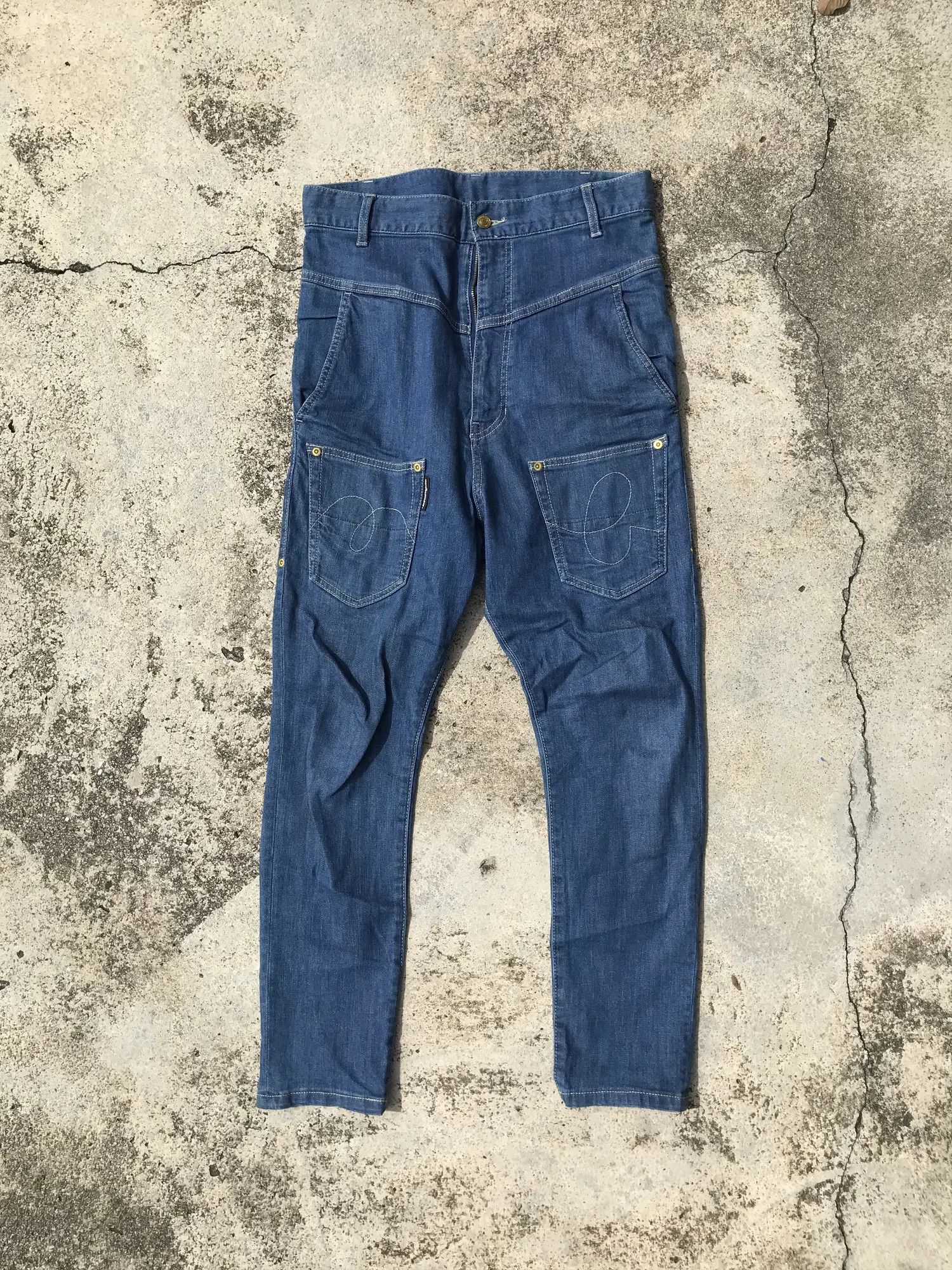 Issey Miyake Mercibeaucoup Issey Miyake Denim Size US 33 - 2 Thumbnail