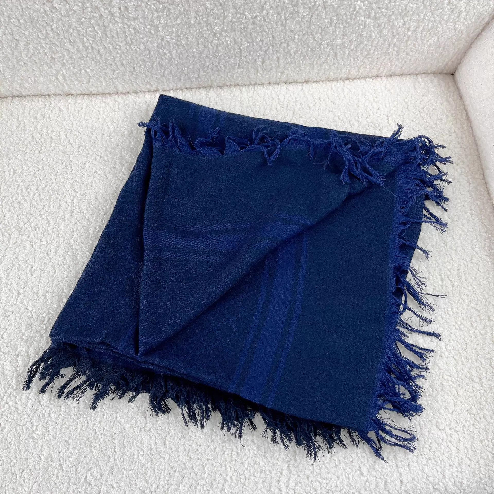 Gucci Gucci navy blue pre-owned scarf Size ONE SIZE - 2 Thumbnail