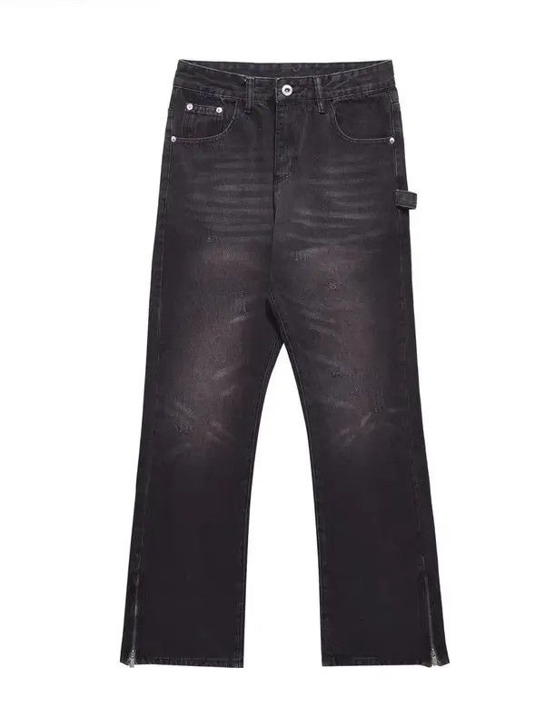 Japanese Brand VIBE Skinny Jeans Y2k Fashion Casual Vintage Fit Distressed Size US 29 - 5 Thumbnail