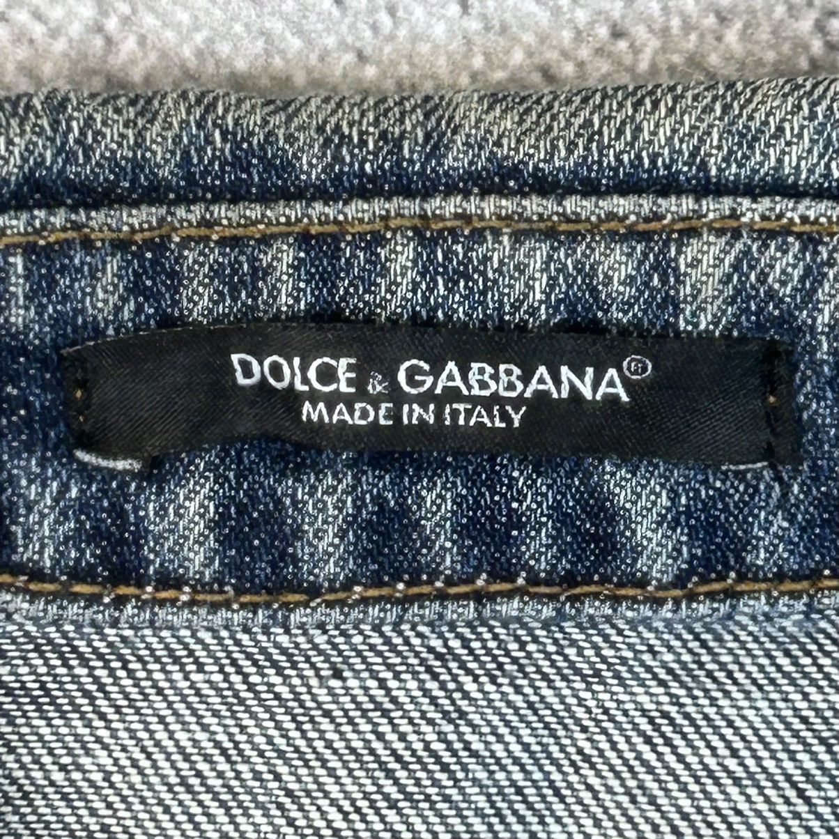 Dolce & Gabbana Streetwear 90's Dolce&Gabbana Wash Denim Jacket Japan Style Size US M / EU 48-50 / 2 - 8 Thumbnail