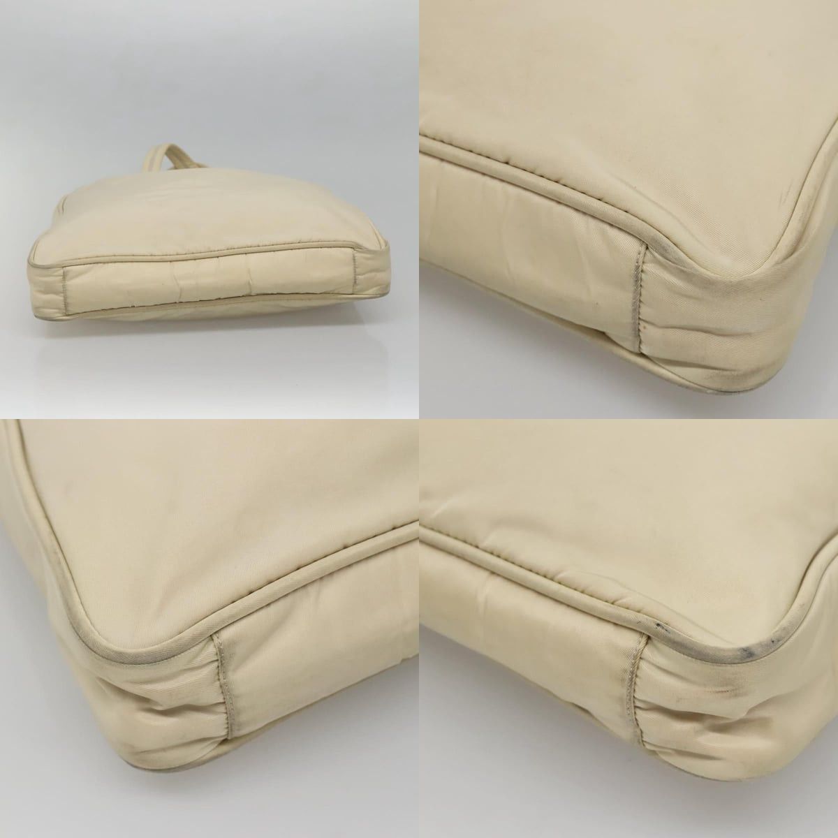 Prada PRADA Tote Bag Nylon Beige Silver Size ONE SIZE - 10 Thumbnail