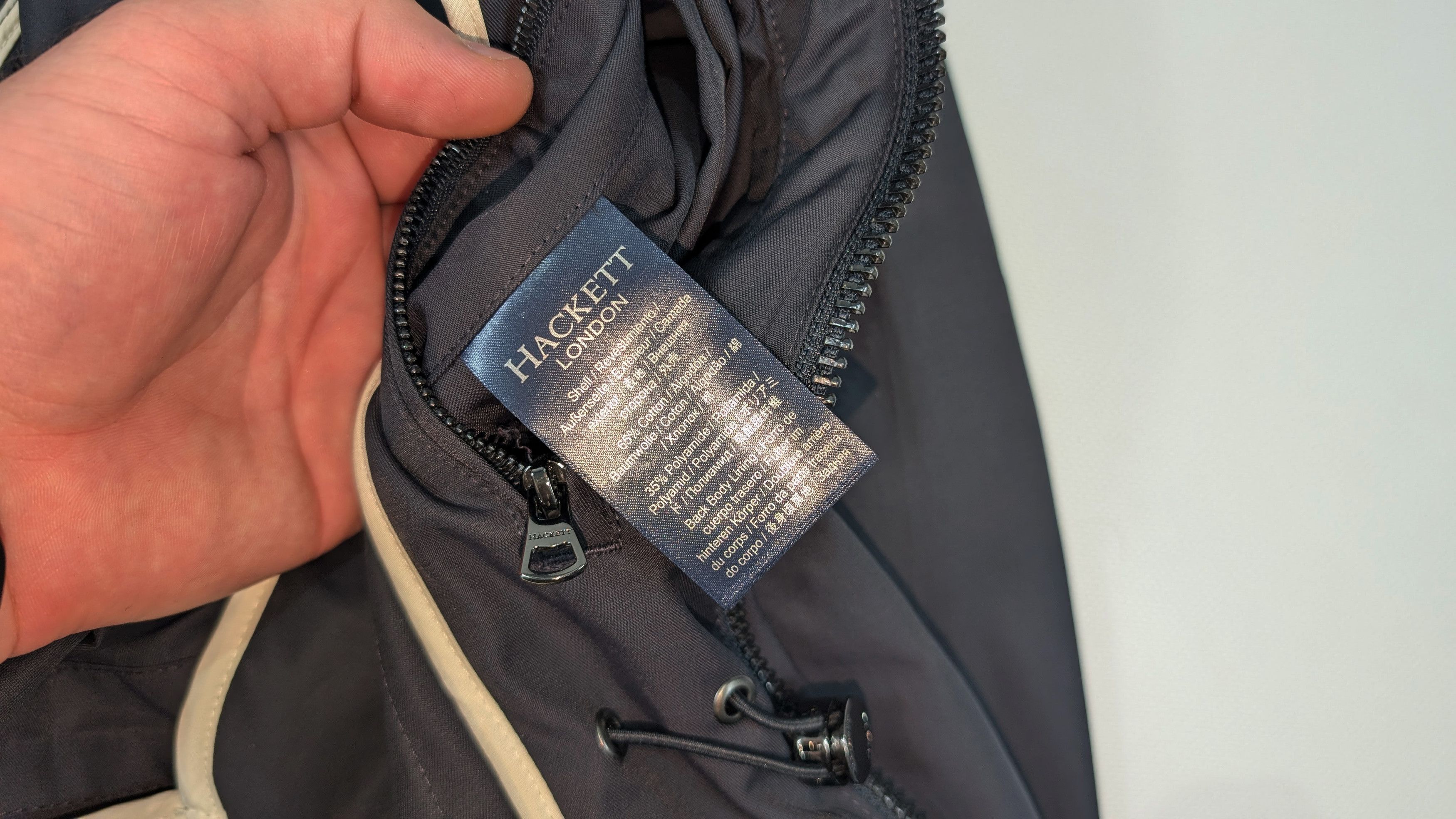 Hackett Hackett London Navy Water Resistant Utility Field Jacket Size US S / EU 44-46 / 1 - 8 Thumbnail
