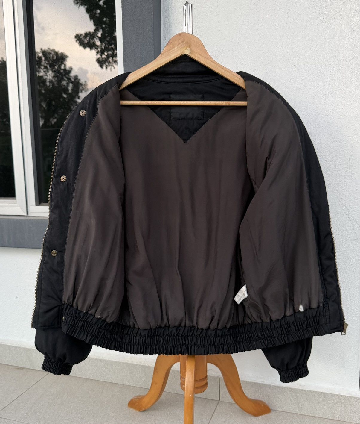 Sergio Tacchini Vintage Sergio Tacchini Milano Italia Black Bomber Jacket Size US M / EU 48-50 / 2 - 4 Thumbnail