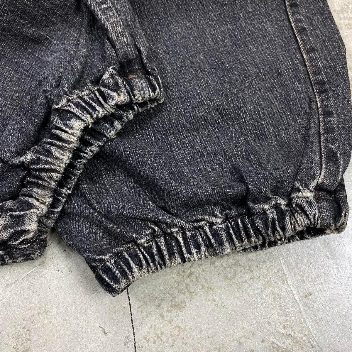 Neil Barrett Aged Vintage Denim Cuffed Pants Size US 32 / EU 48 - 4 Thumbnail