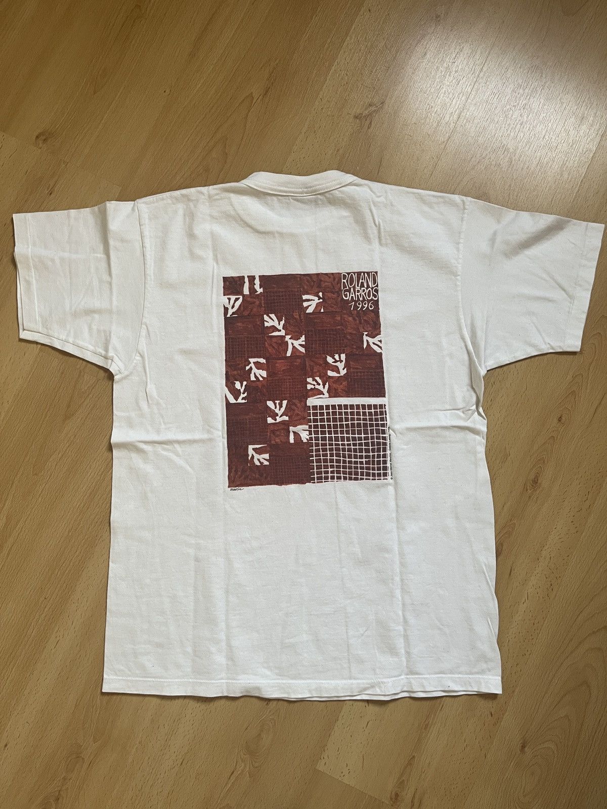Other Roland Garros 1996 art vintage tee Size US L / EU 52-54 / 3 - 3 Thumbnail