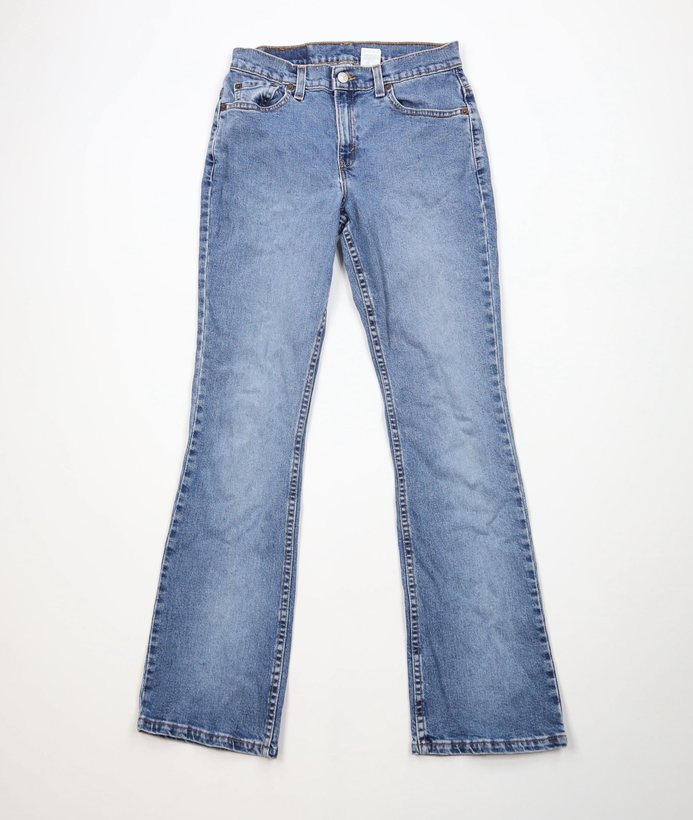 Levi's Vintage Y2K 2001 Levis 515 Lower Rise Boot Cut Jeans USA Size 28" / US 6 / IT 42 - 1 Thumbnail