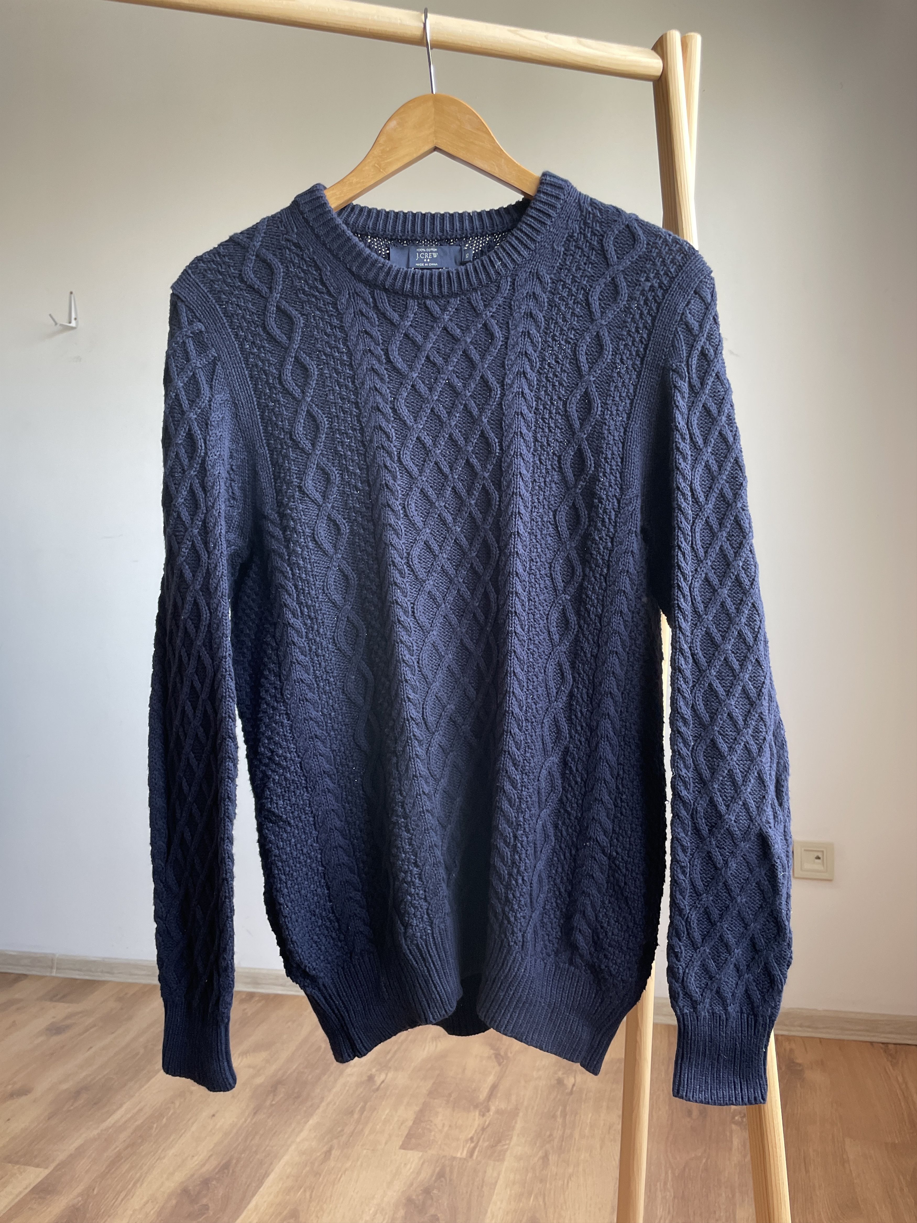 J.Crew J.Crew Chunky Cable Knit Cotton Sweater Size XS Size US XS / EU 42 / 0 - 1 Thumbnail