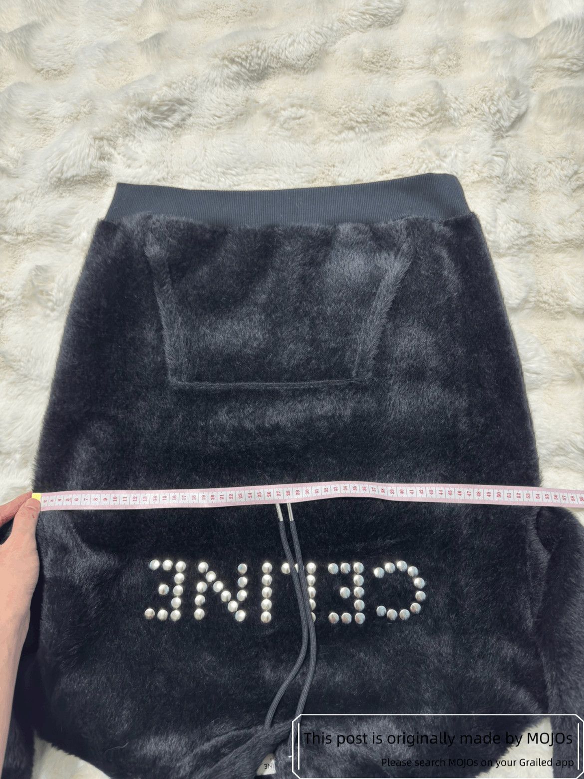 Celine Celine Rivet Logo Fur Hoodie Size US XS / EU 42 / 0 - 4 Thumbnail