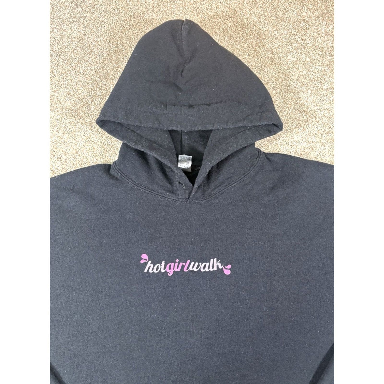 Gildan Gildan Hoodie Women’s Black Pullover Long Sleeve Pocket Hooded All Seasons M Size Medium Size M / US 6-8 / IT 42-44 - 2 Thumbnail
