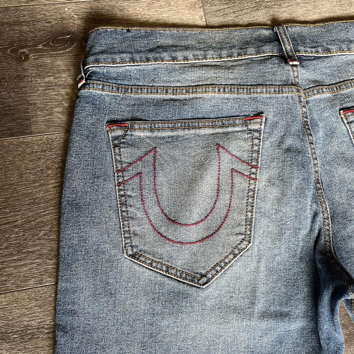 True Religion Vintage 2000s True Religion Ricky Straight Denim Jeans 36 Size US 36 / EU 52 - 3 Thumbnail