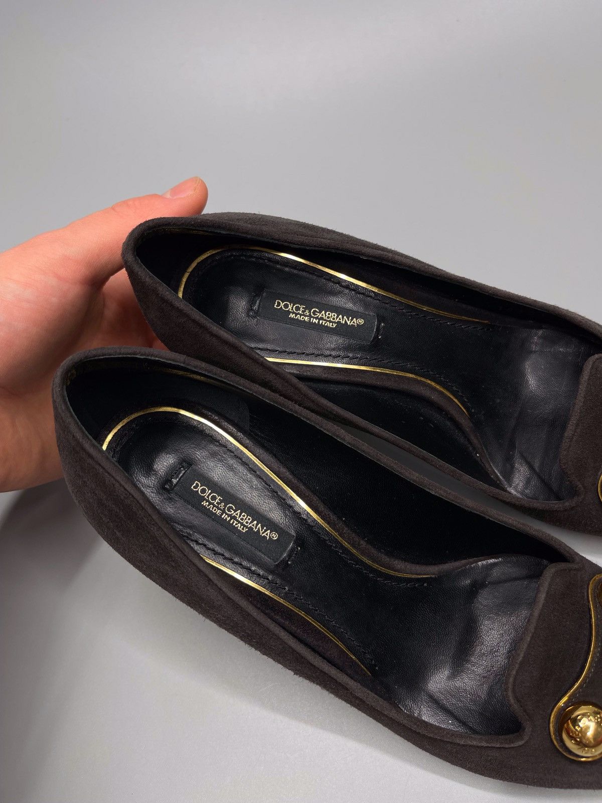 Dolce & Gabbana Rare Dolce Gabbana Suede Heels Size US 6 / IT 36 - 5 Thumbnail