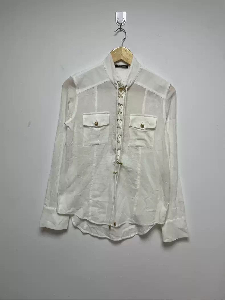 Balmain long-sleeved blouse